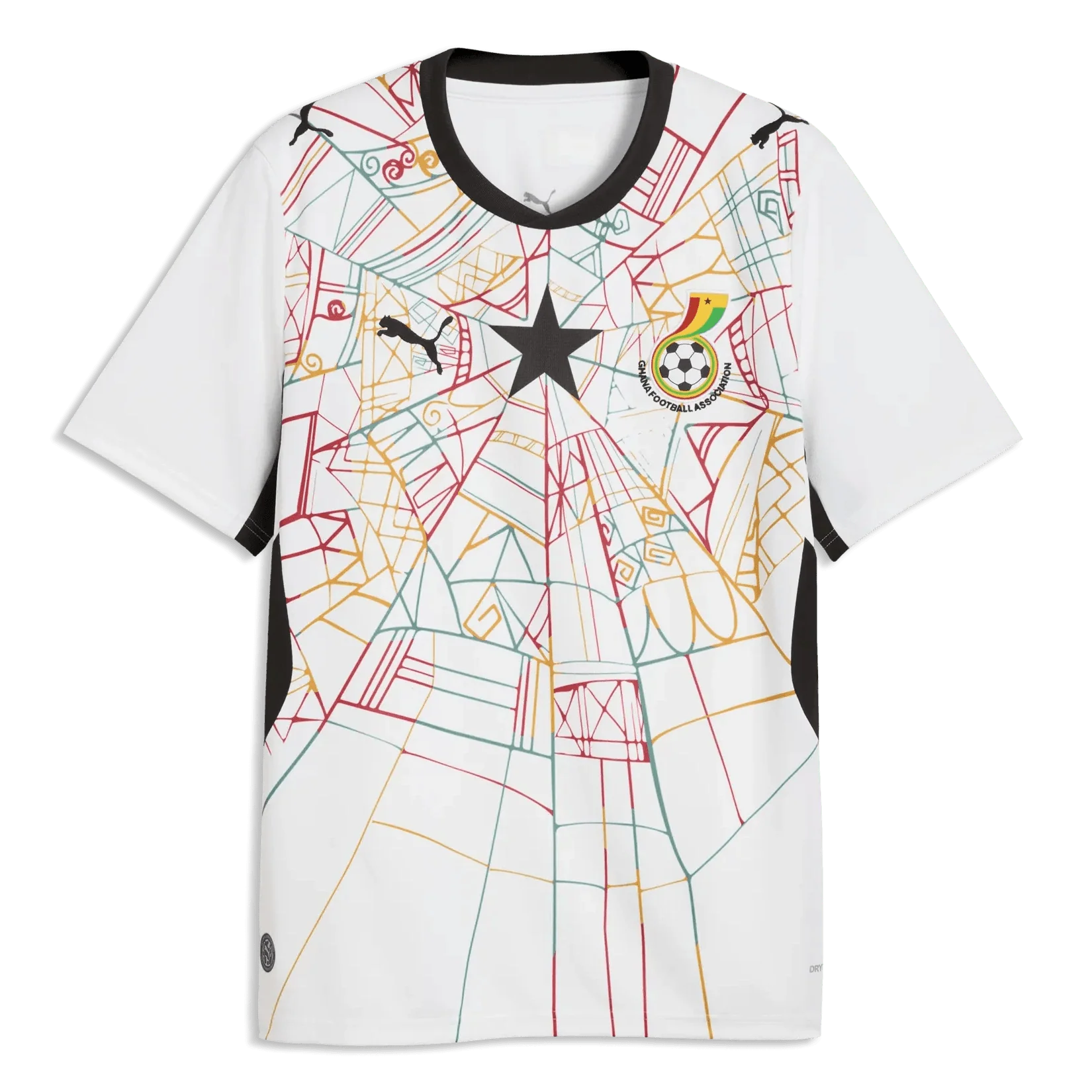 Puma 2026 Ghana Men's Stadium Home Soccer Jersey 1