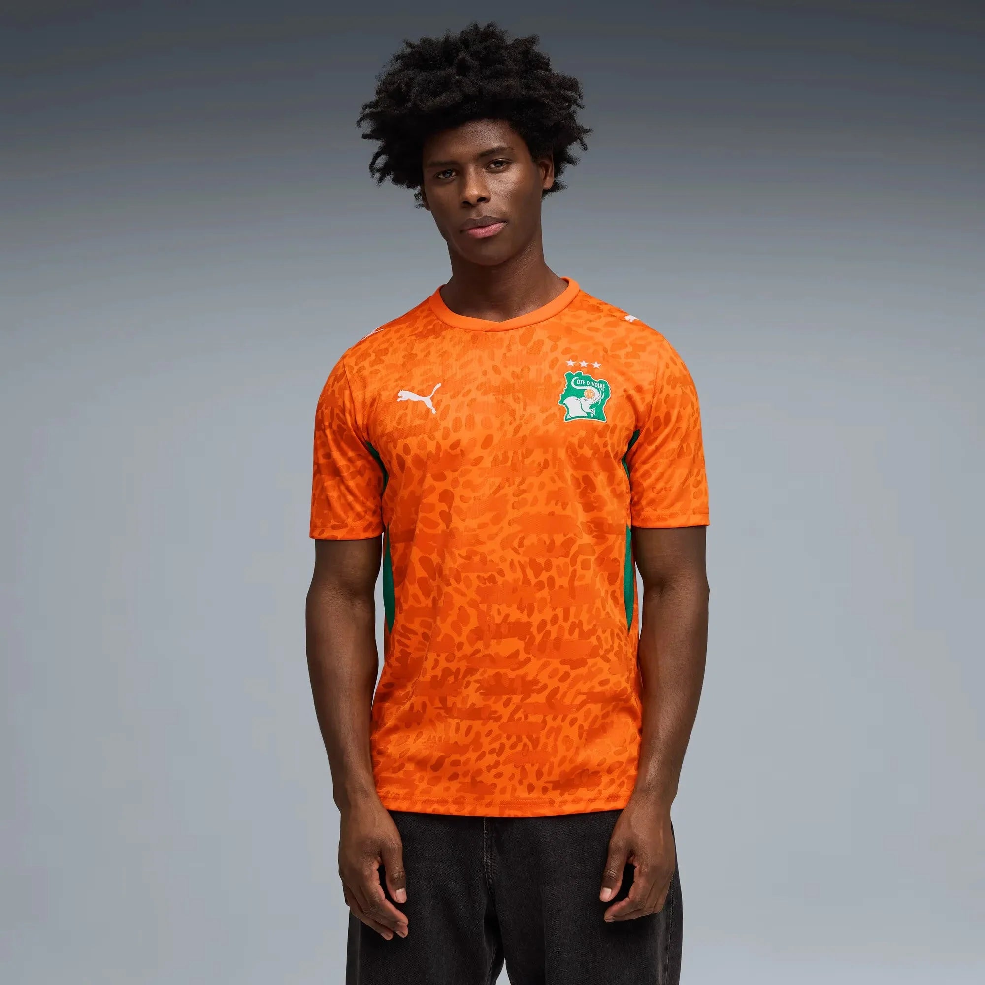 Puma 2026 Ivory Coast Men's Stadium Home Soccer Jersey 3