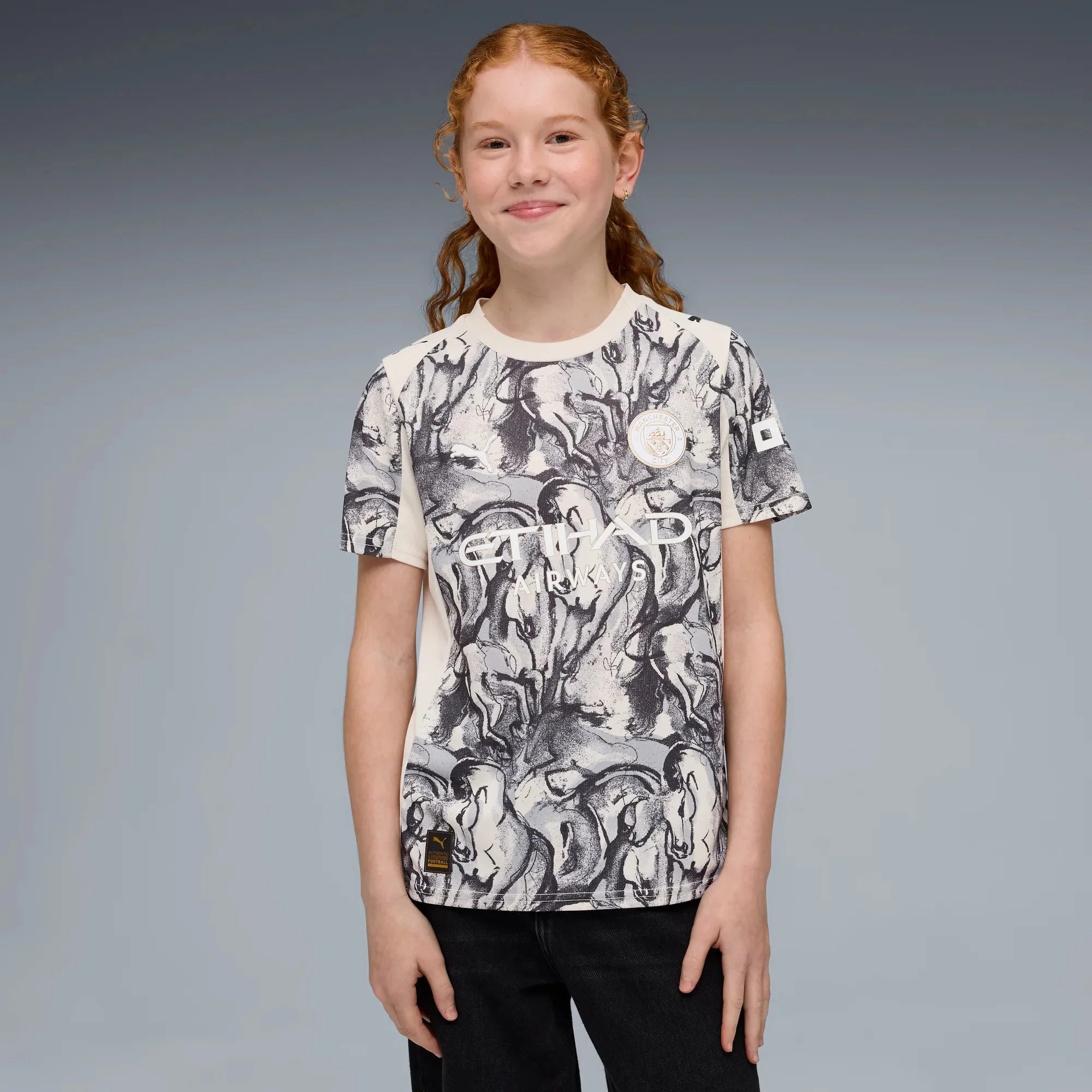 Puma 2026 Manchester City Youth Year of the Horse Stadium Soccer Jersey 3