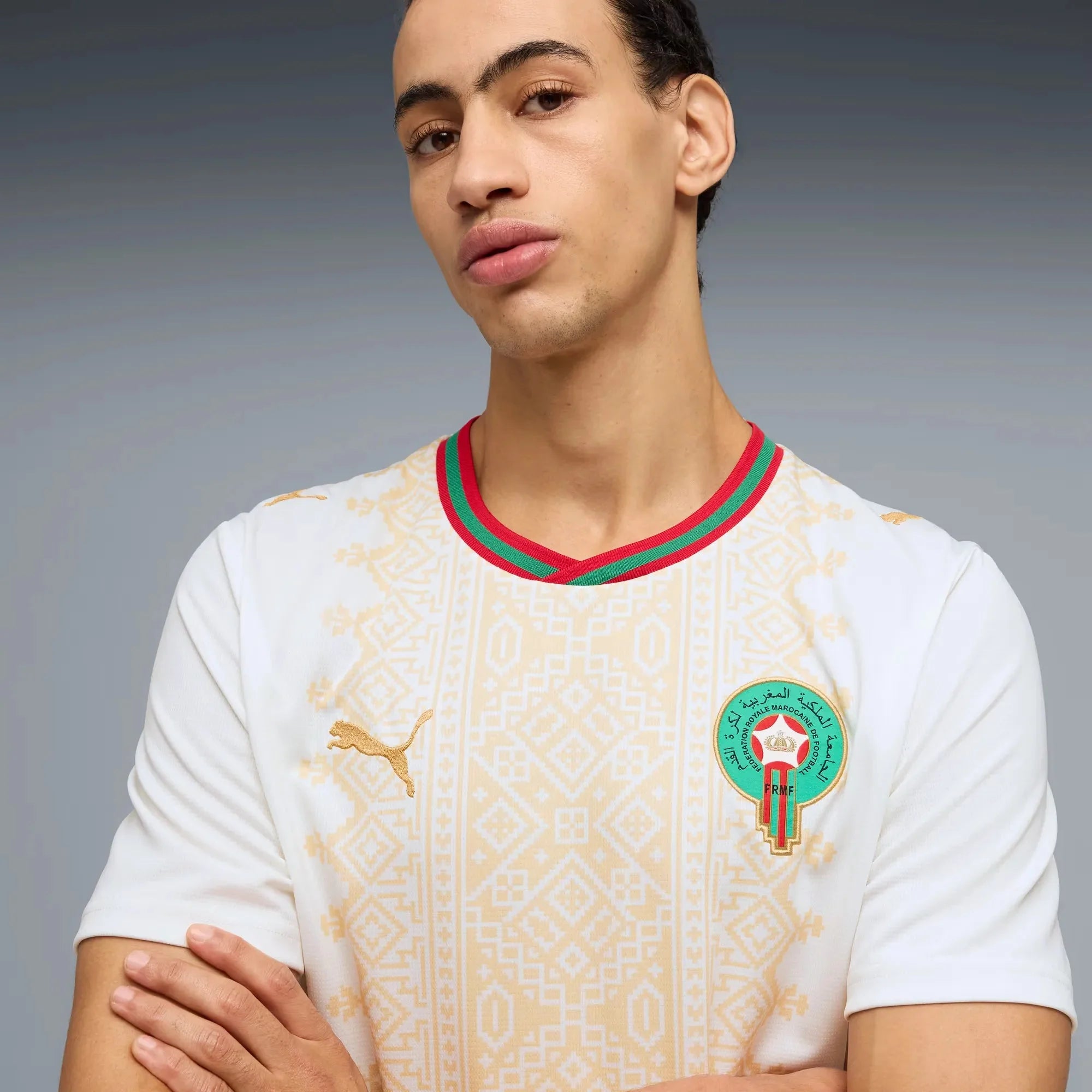Puma 2026 Morocco Men's Stadium Away Soccer Jersey 5