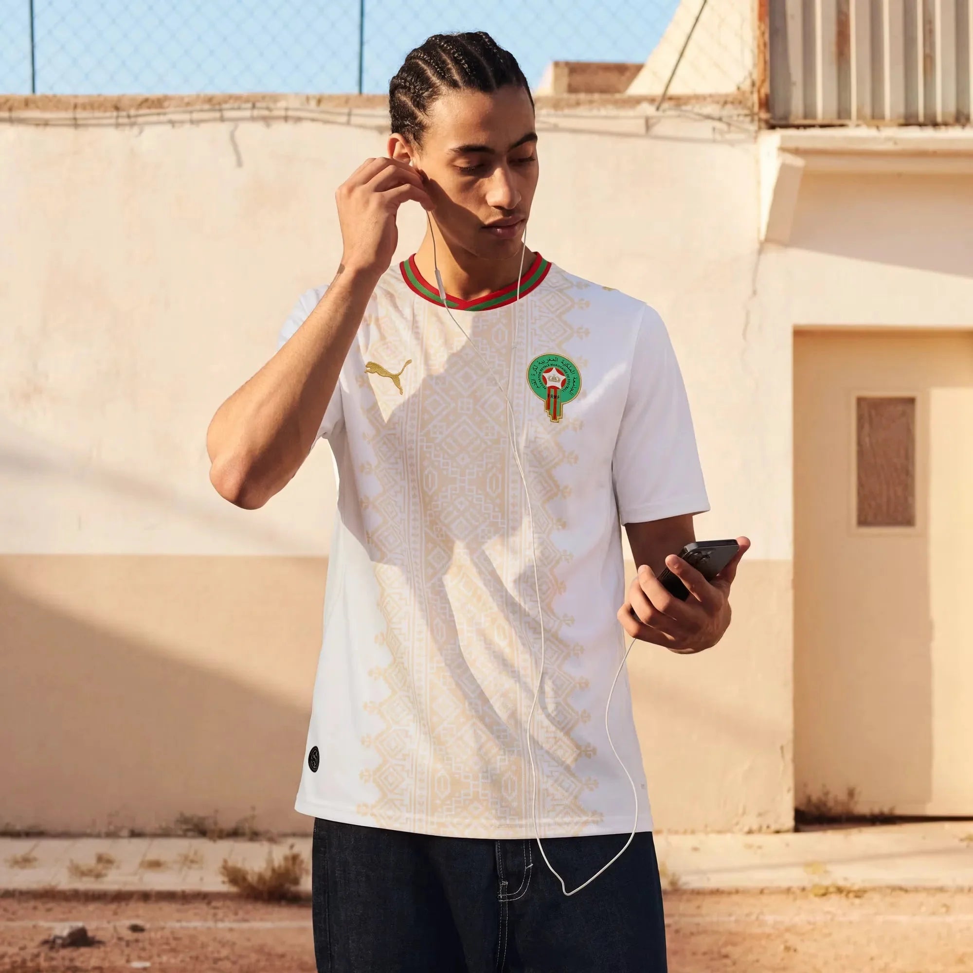Puma 2026 Morocco Men's Stadium Away Soccer Jersey 3