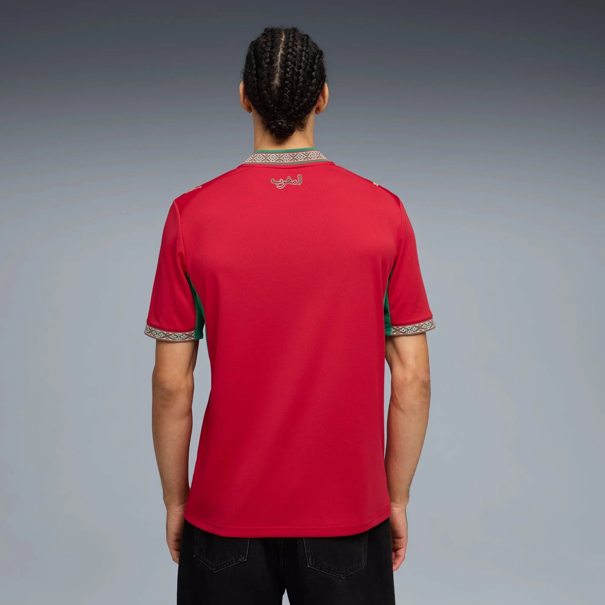 Puma 2026 Morocco Men's Stadium Home Soccer Jersey 4