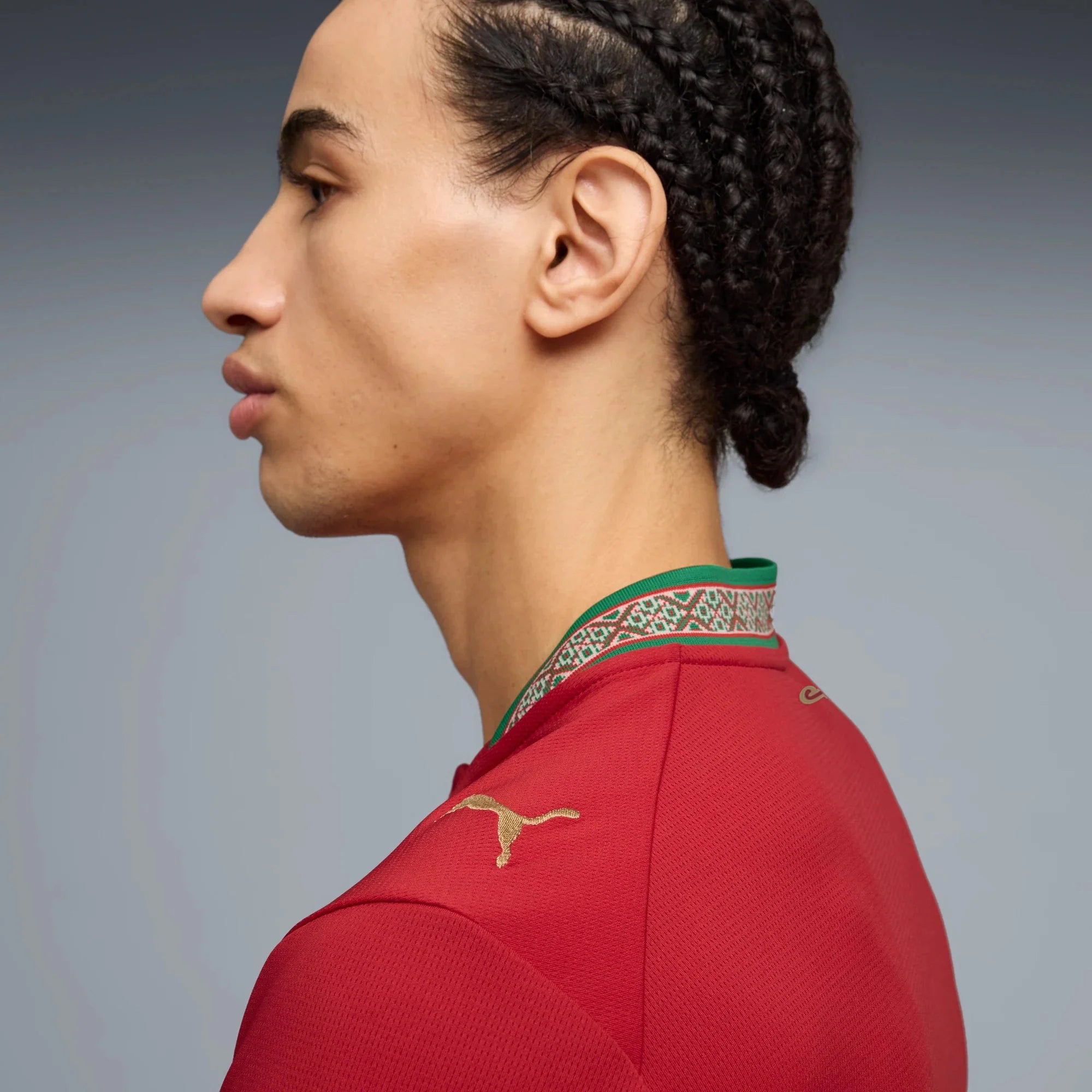 Puma 2026 Morocco Men's Stadium Home Soccer Jersey 5