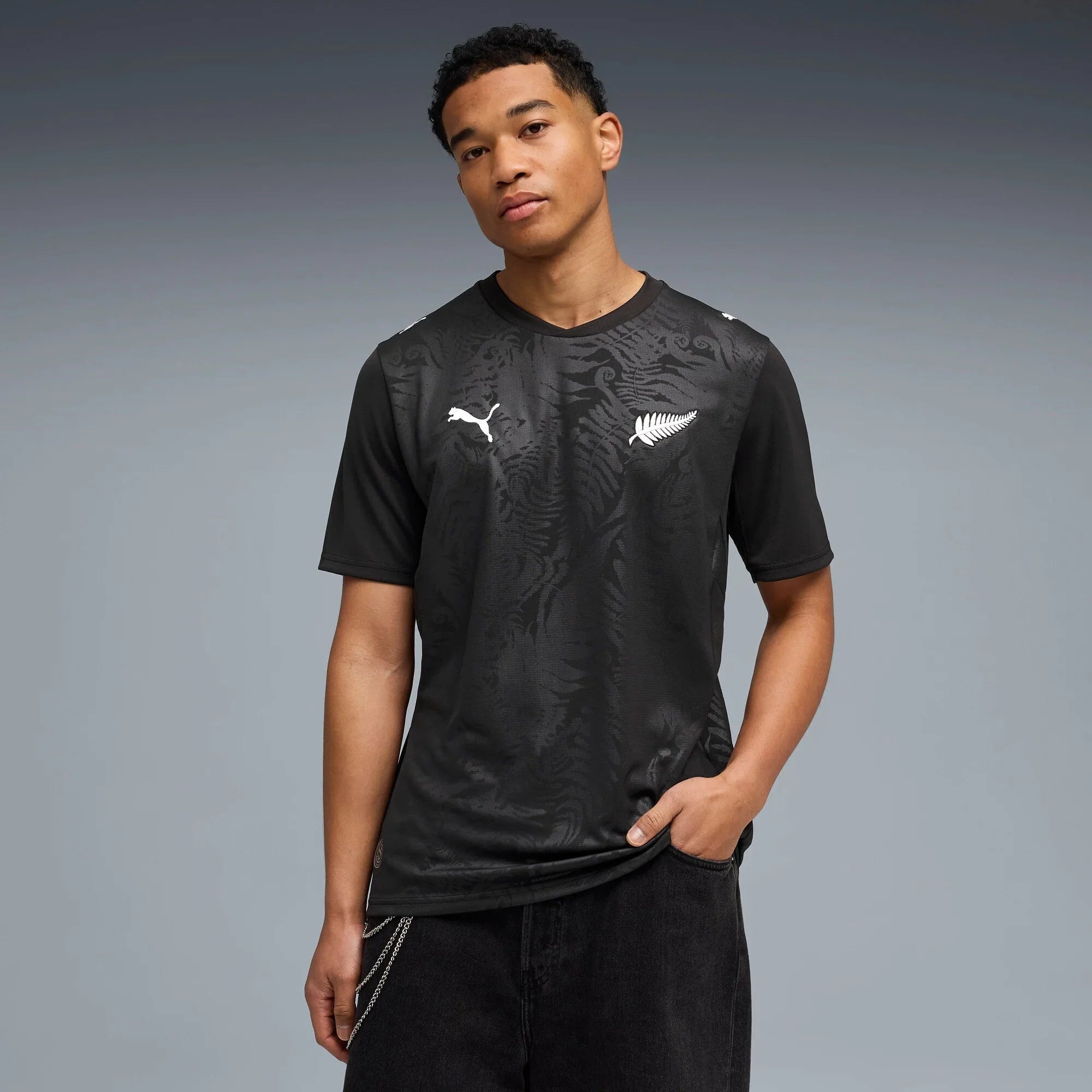 Puma 2026 New Zealand Men's Stadium Home Soccer Jersey 3