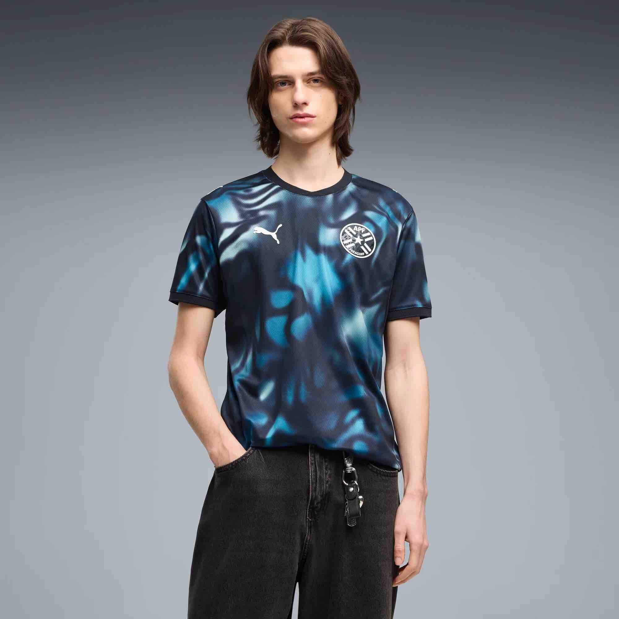 Puma 2026 Paraguay Men's Stadium Away Soccer Jersey 3