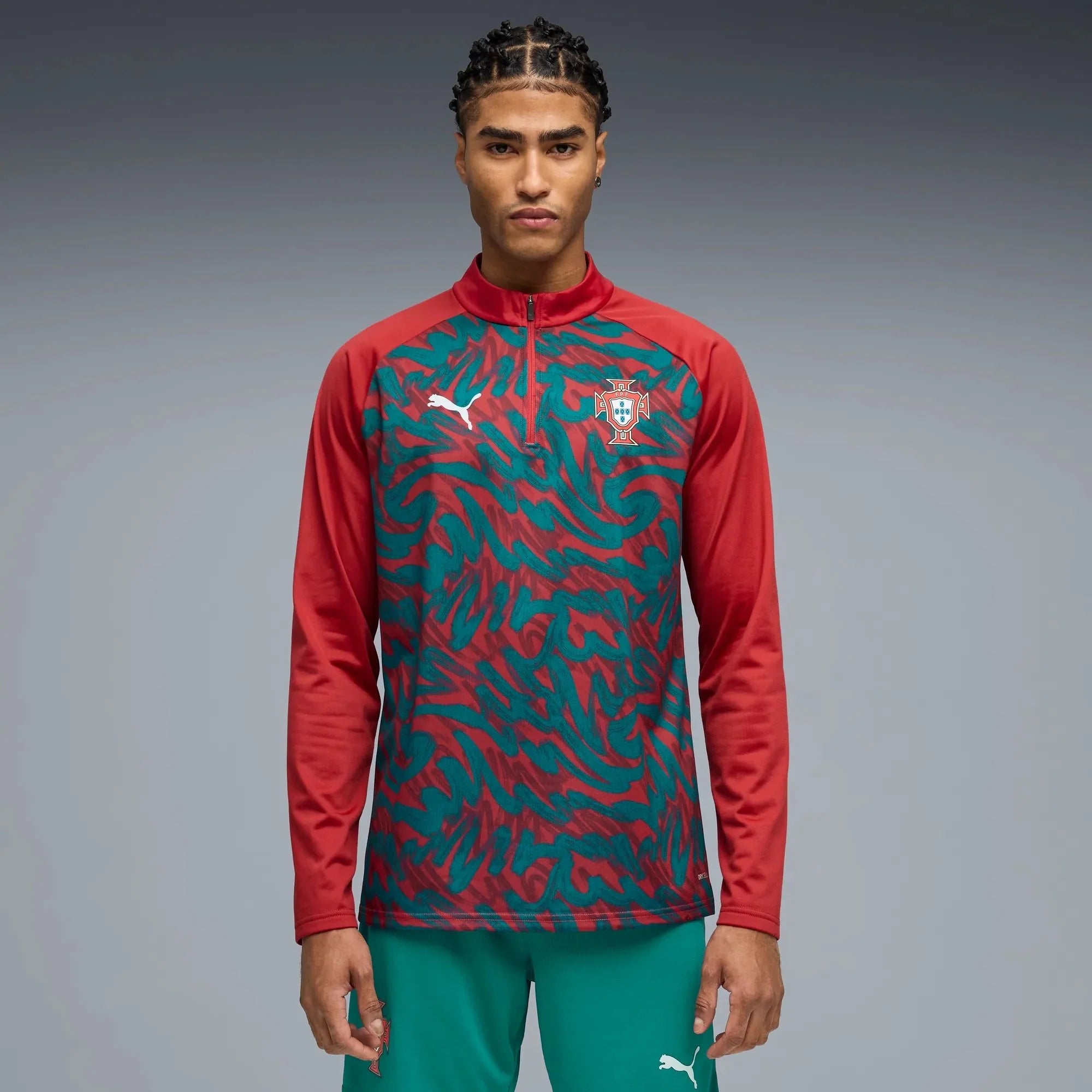 Puma 2026 Portugal Men's 1/4 Zip Pre-Match Top 3
