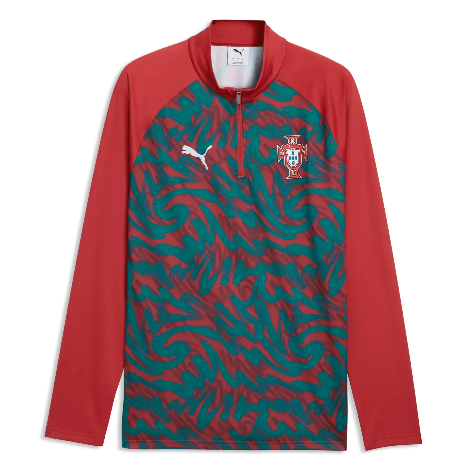 Puma 2026 Portugal Men's 1/4 Zip Pre-Match Top 1