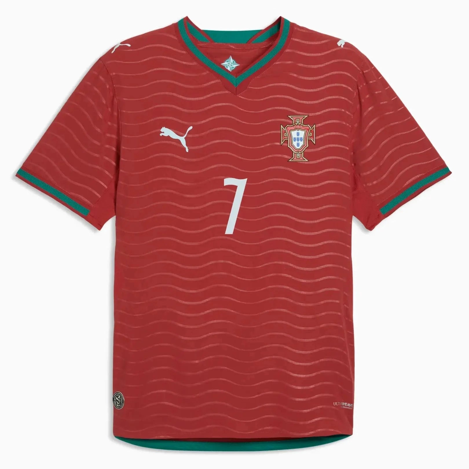 Puma 2026 Portugal Men's Authentic Home Ronaldo #7 Soccer Jersey 2