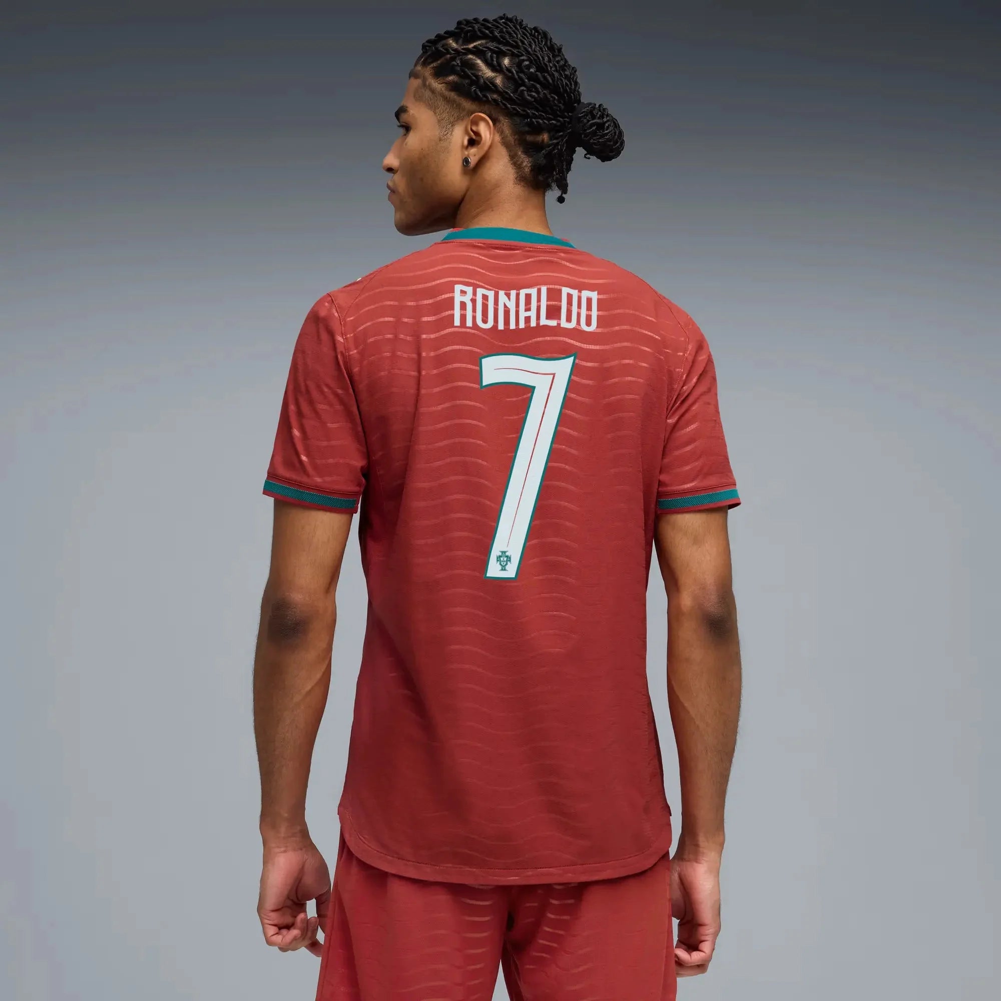 Puma 2026 Portugal Men's Authentic Home Ronaldo #7 Soccer Jersey 3