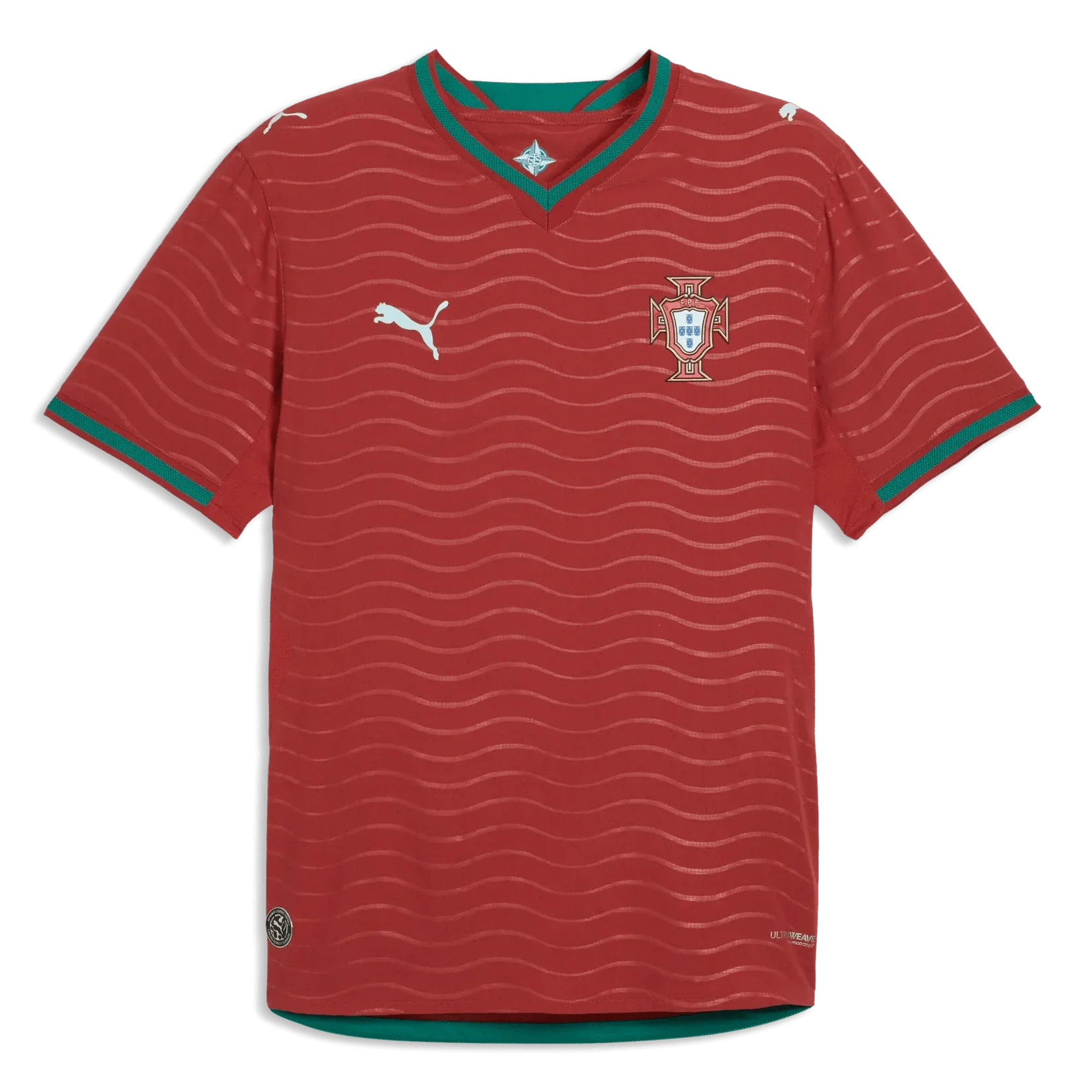 Puma 2026 Portugal Men's Authentic Home Soccer Jersey 1