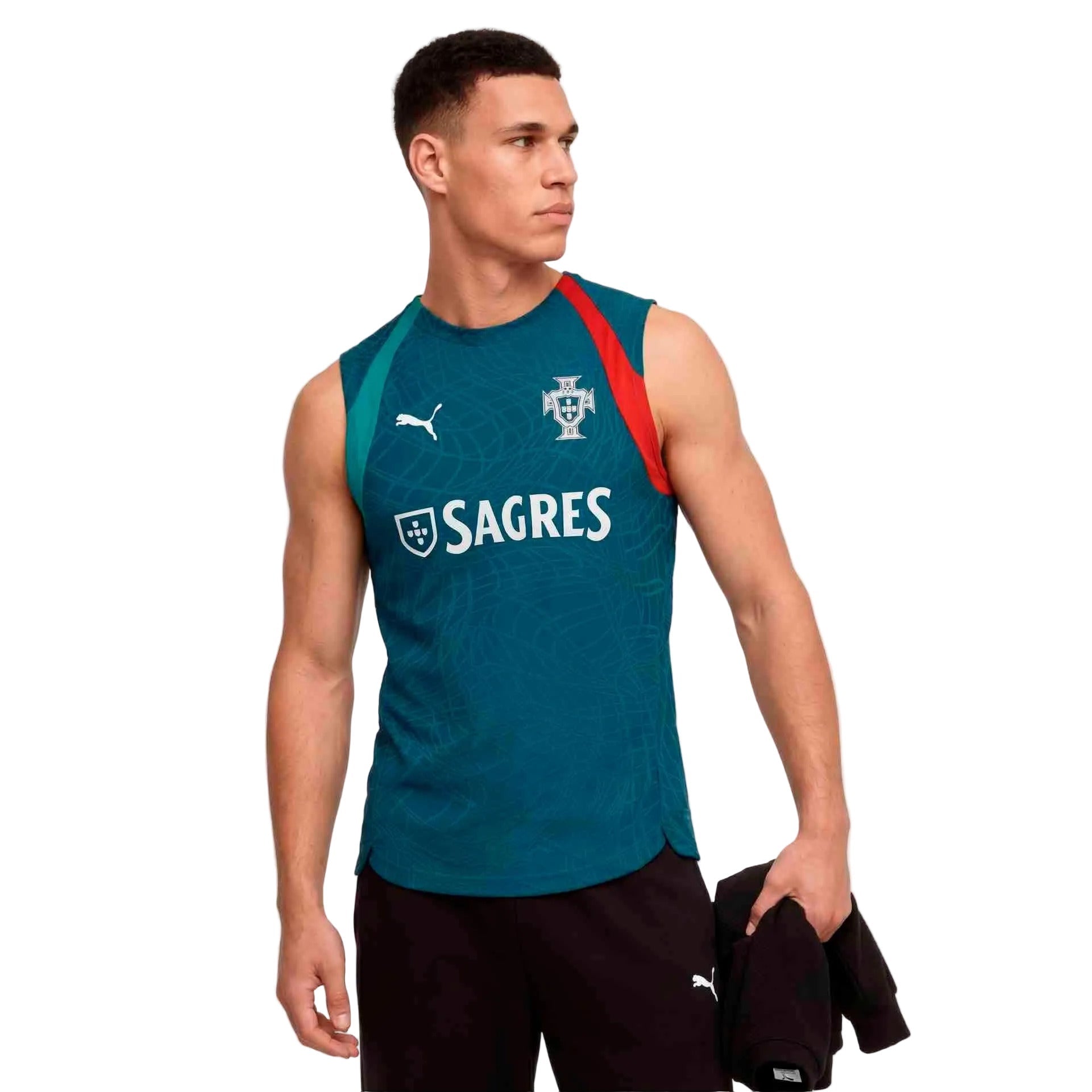 Puma 2026 Portugal Men's Sleeveless Training Soccer Jersey 1