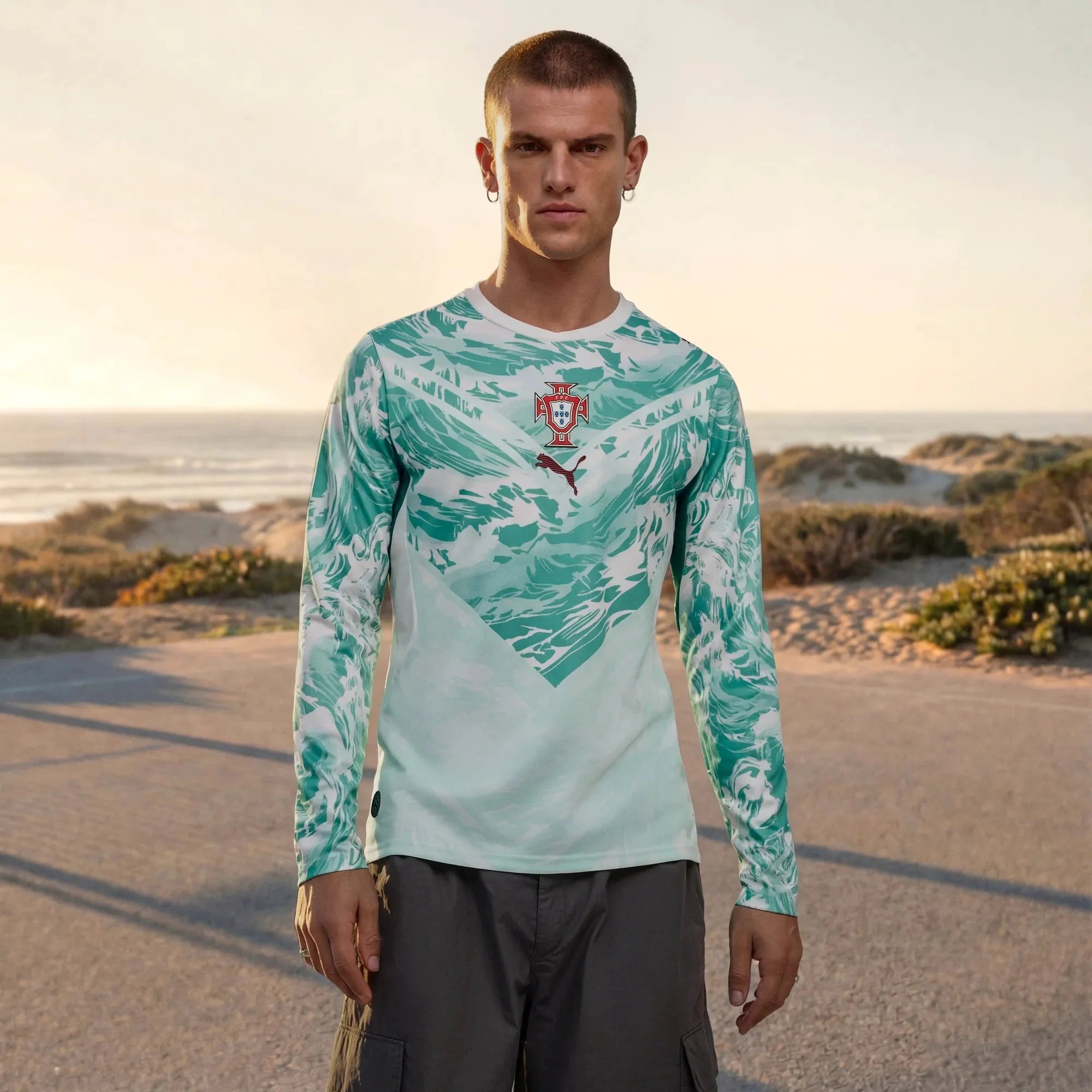 Puma 2026 Portugal Men's Stadium Away Long-Sleeve Soccer Jersey 3