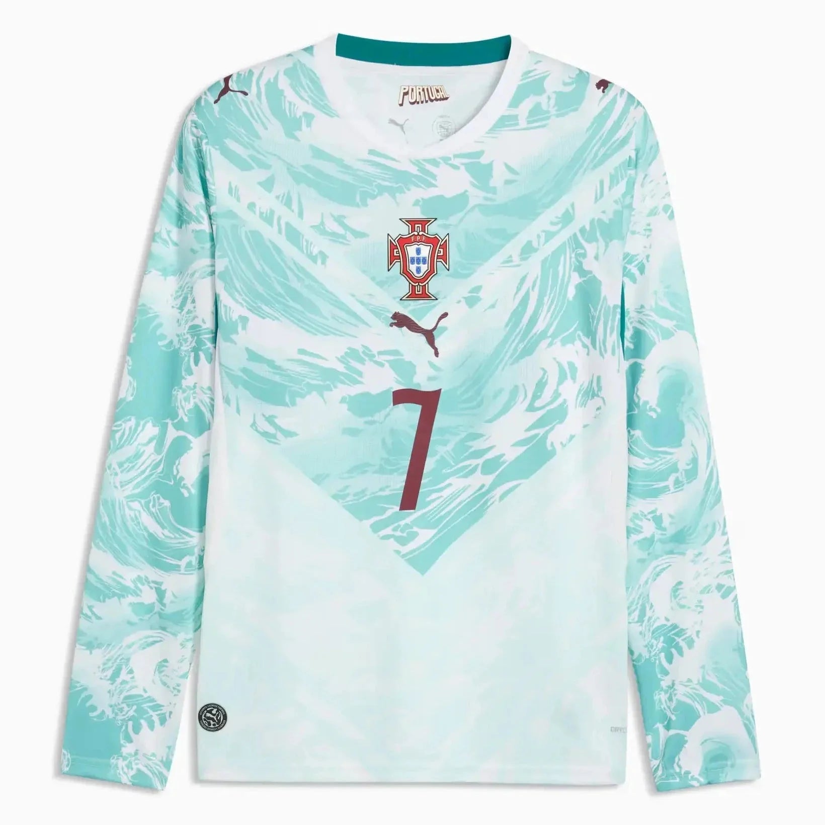 Puma 2026 Portugal Men's Stadium Away Ronaldo #7 Long-Sleeve Soccer Jersey 2