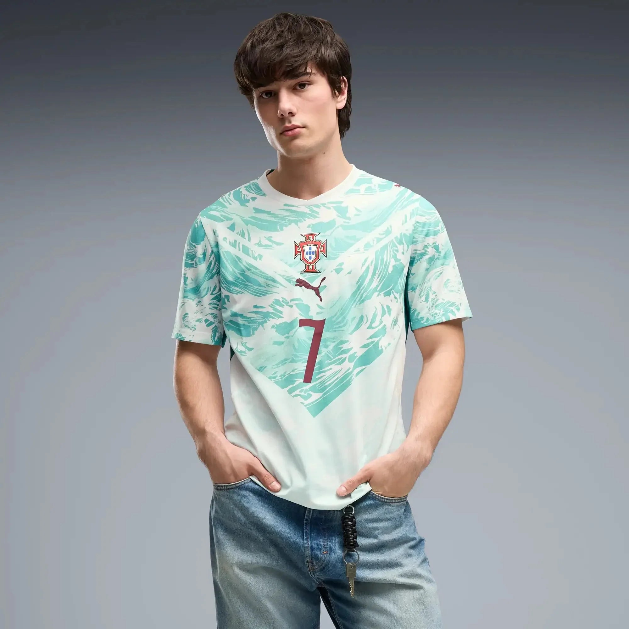Puma 2026 Portugal Men's Stadium Away Ronaldo #7 Soccer Jersey 4