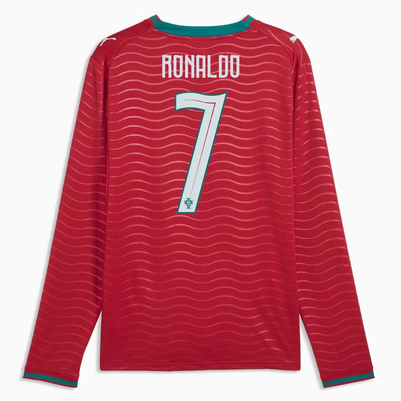 Puma 2026 Portugal Men's Stadium Home Ronaldo #7 Long-Sleeve Soccer Jersey 1