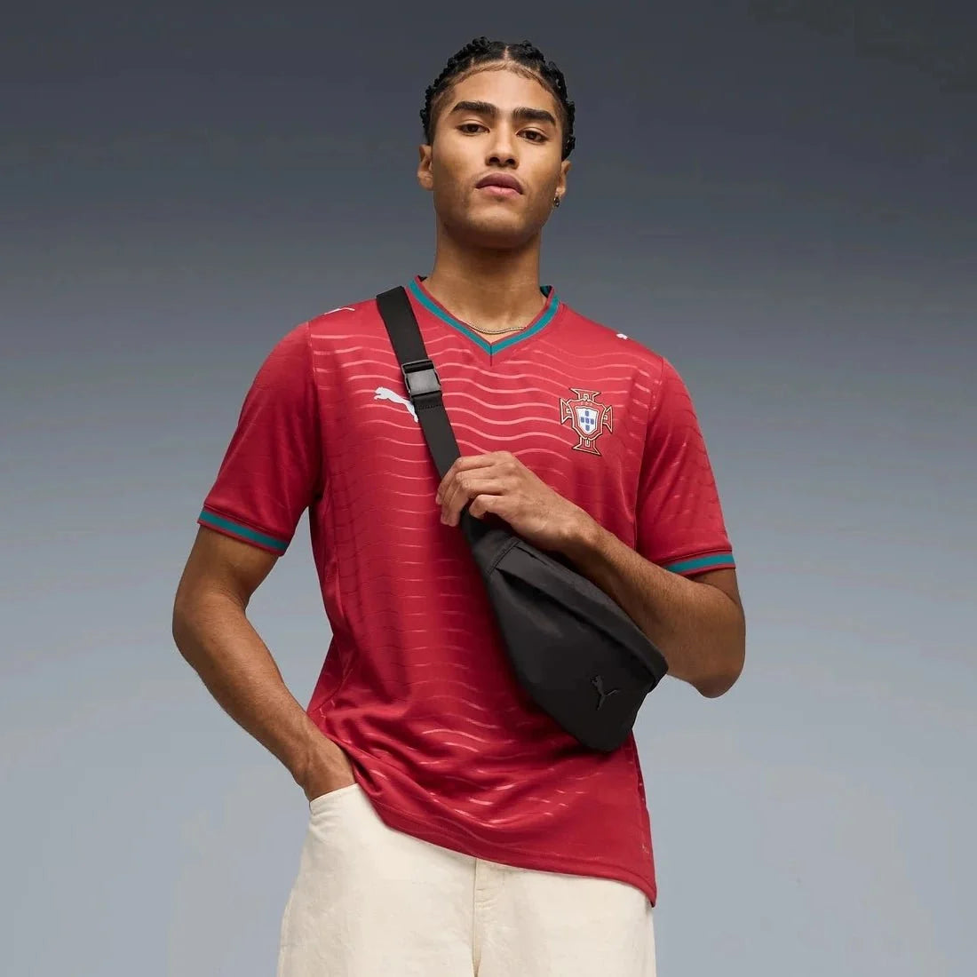 Puma 2026 Portugal Men's Stadium Home Soccer Jersey 3