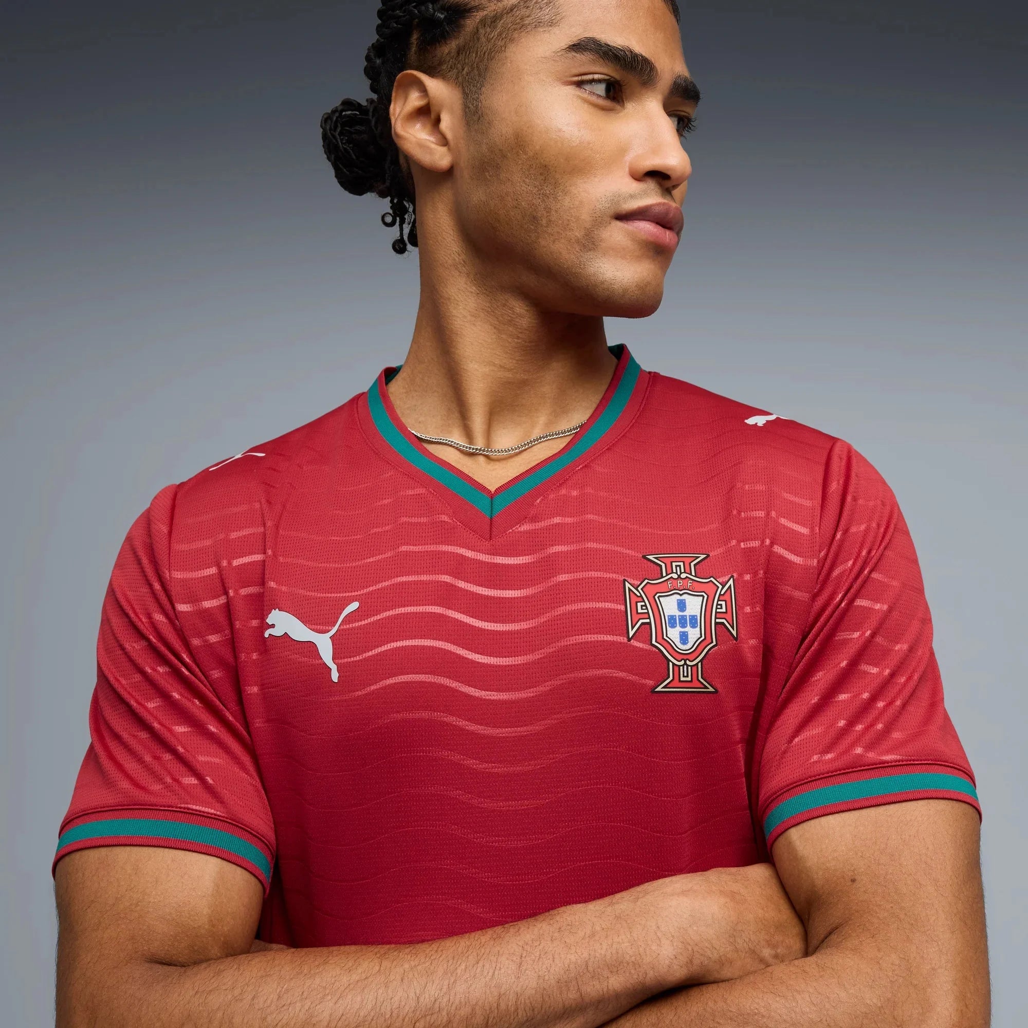 Puma 2026 Portugal Men's Stadium Home Soccer Jersey 5