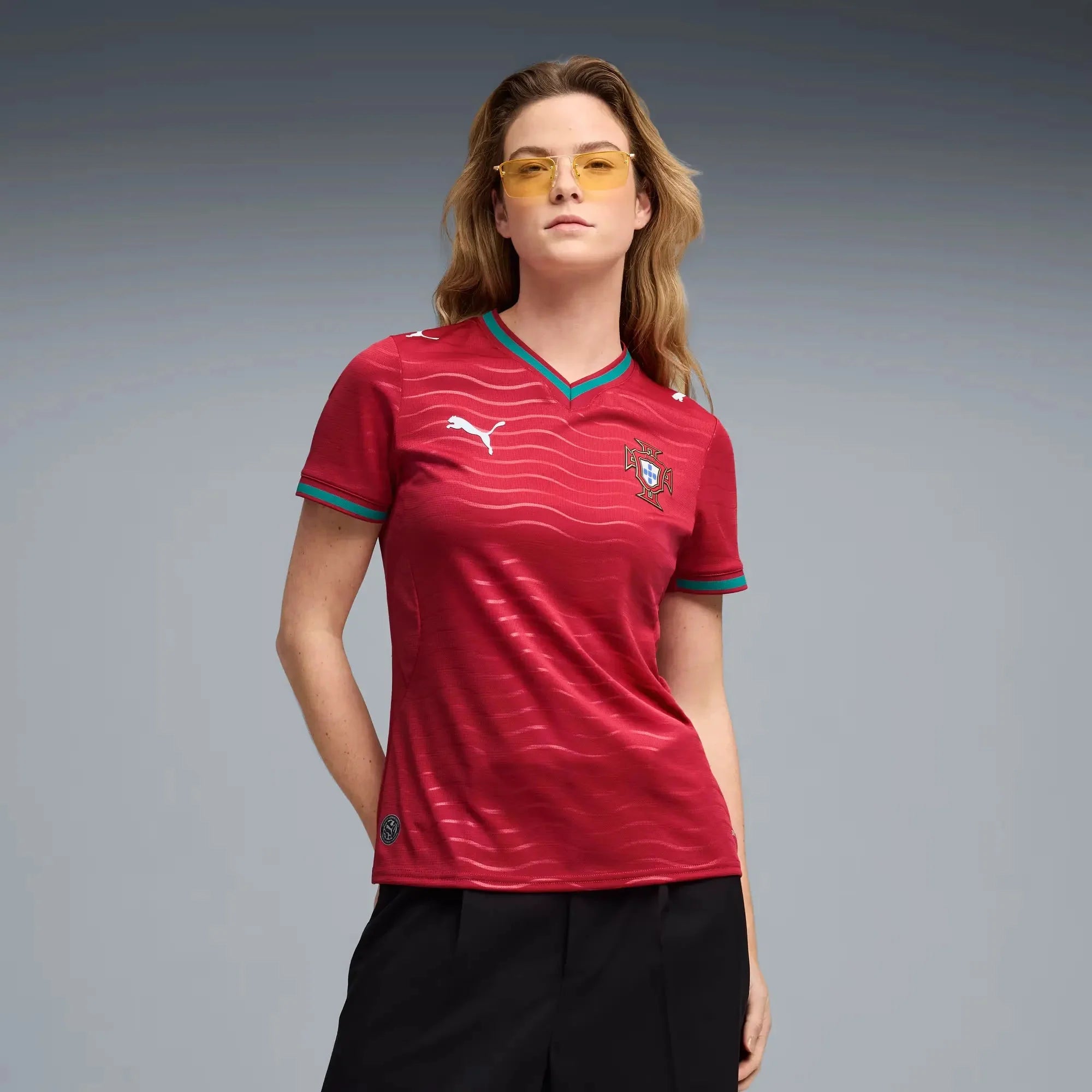 Puma 2026 Portugal Women's Stadium Home Soccer Jersey 3