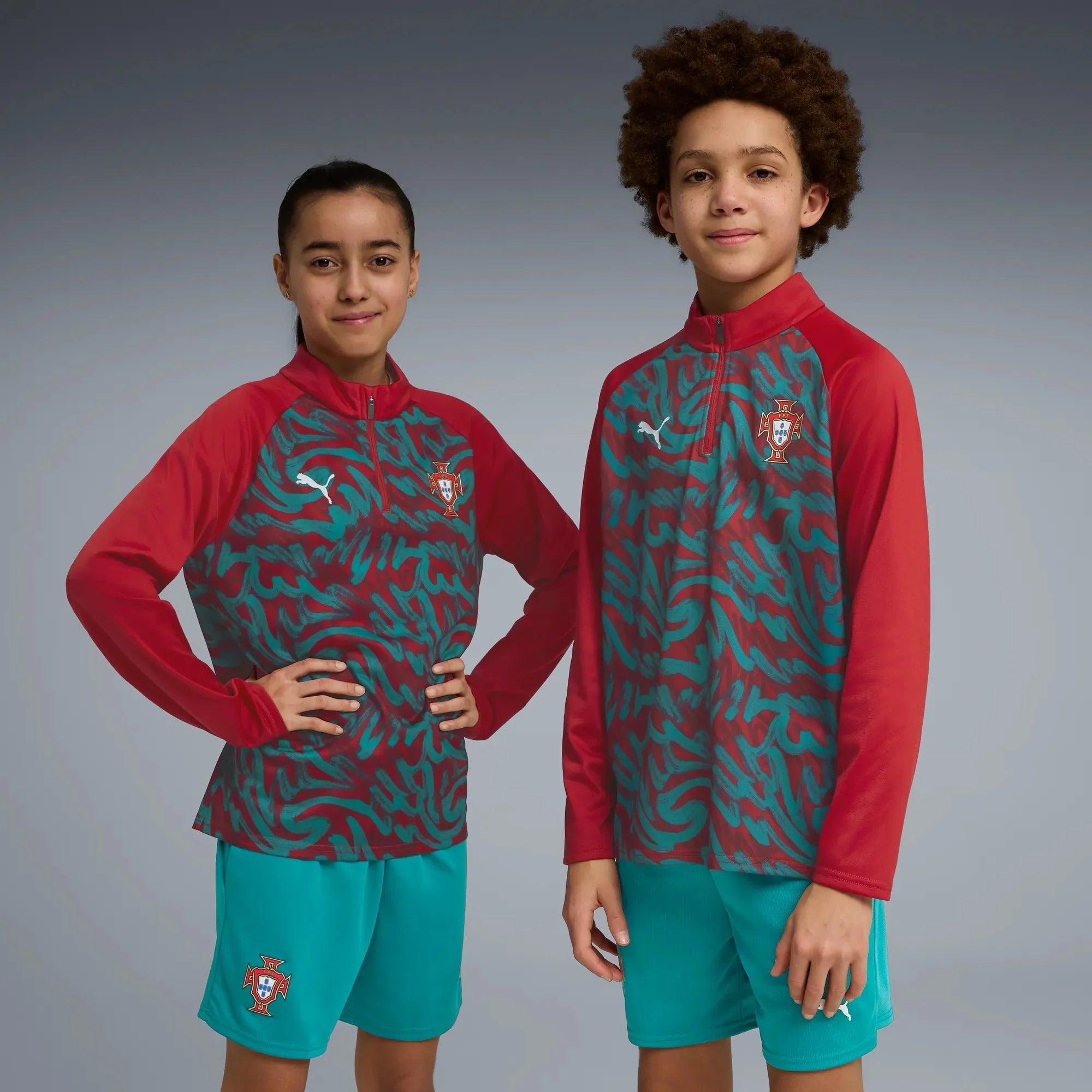 Puma 2026 Portugal Youth 1/4 Zip Pre-Match Top 3