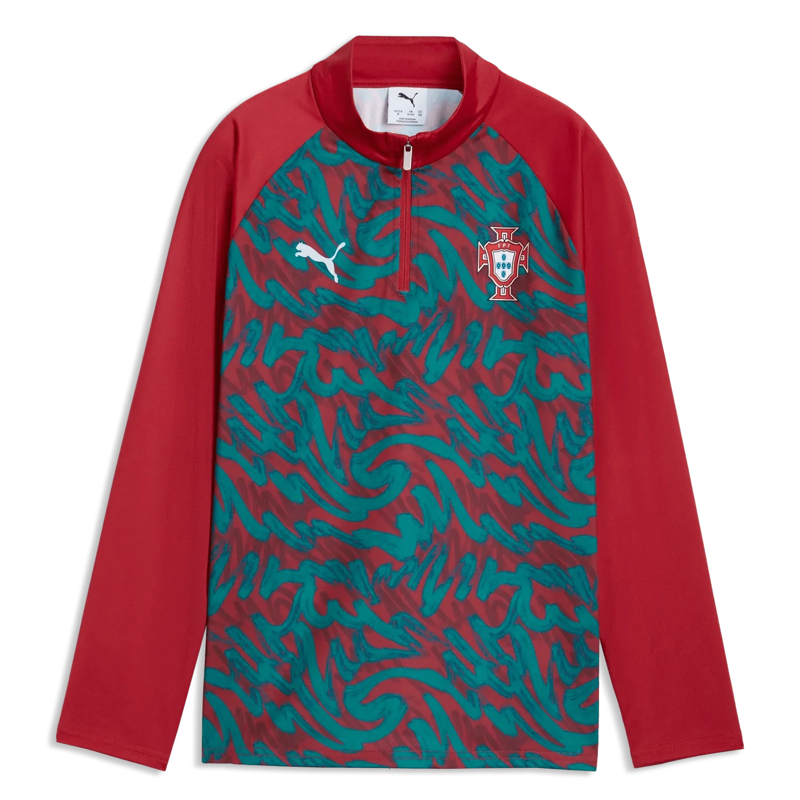 Puma 2026 Portugal Youth 1/4 Zip Pre-Match Top 1