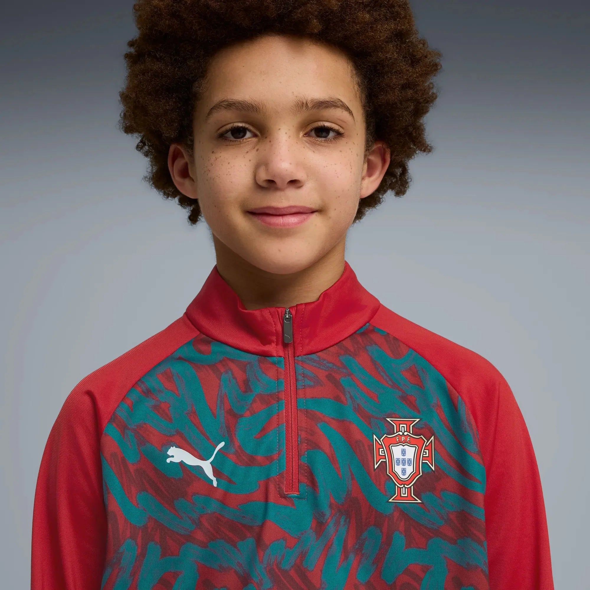Puma 2026 Portugal Youth 1/4 Zip Pre-Match Top 5