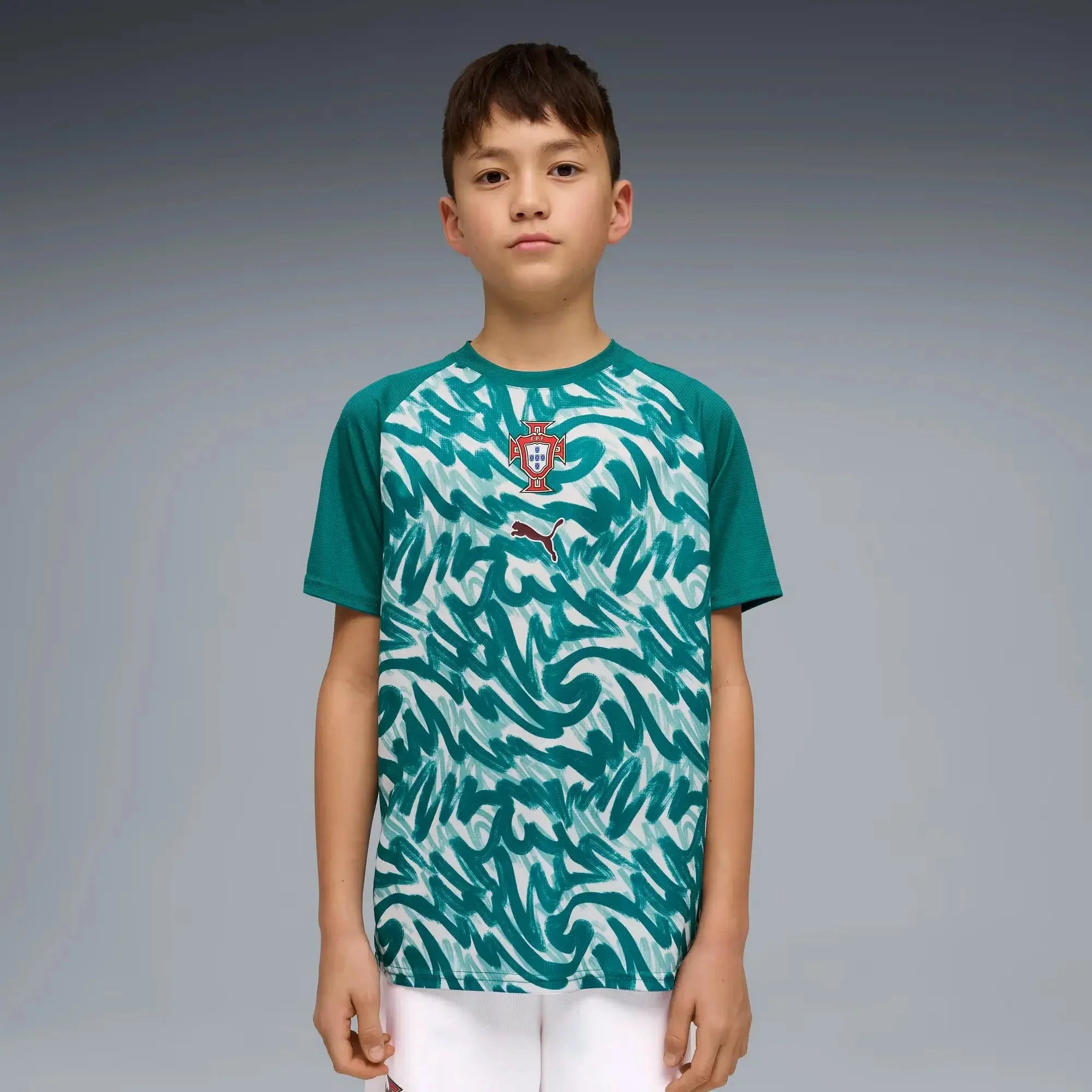 Puma 2026 Portugal Youth Pre-Match Soccer Jersey 3