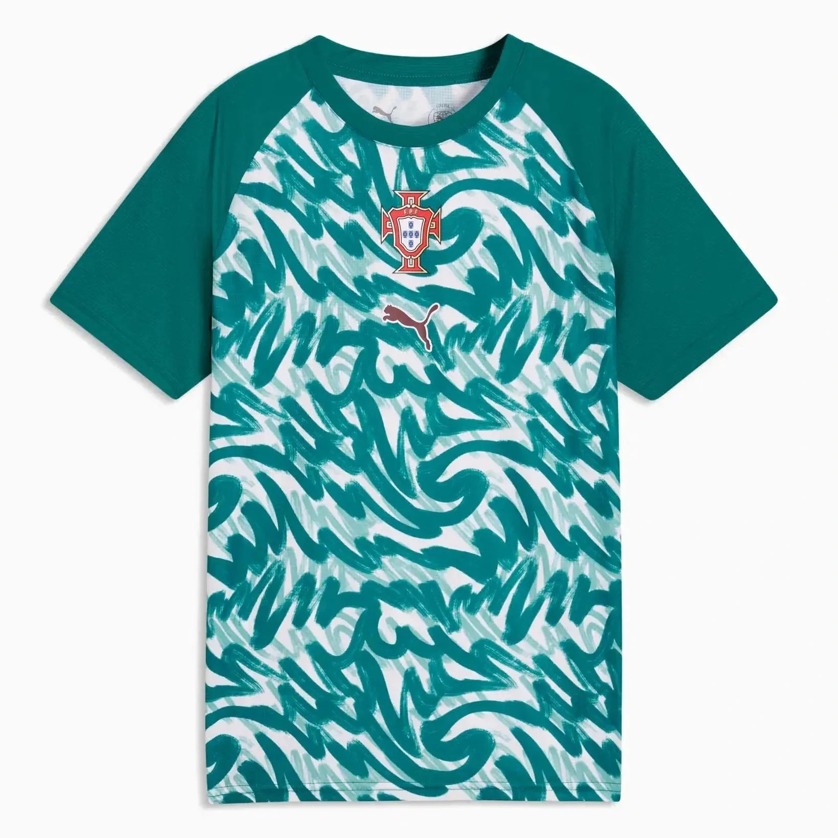Puma 2026 Portugal Youth Pre-Match Soccer Jersey 1