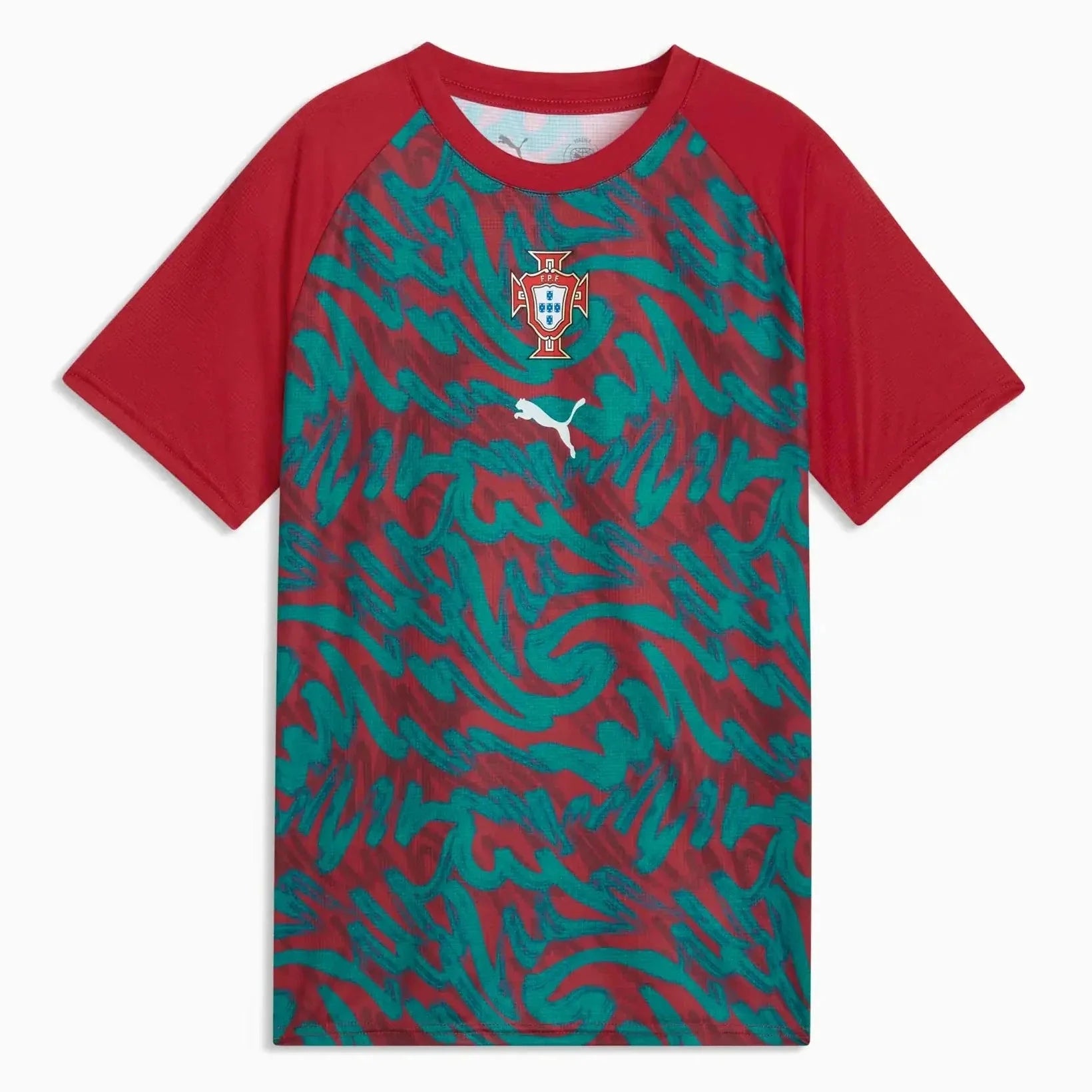 Puma 2026 Portugal Youth Pre-Match Soccer Jersey 1