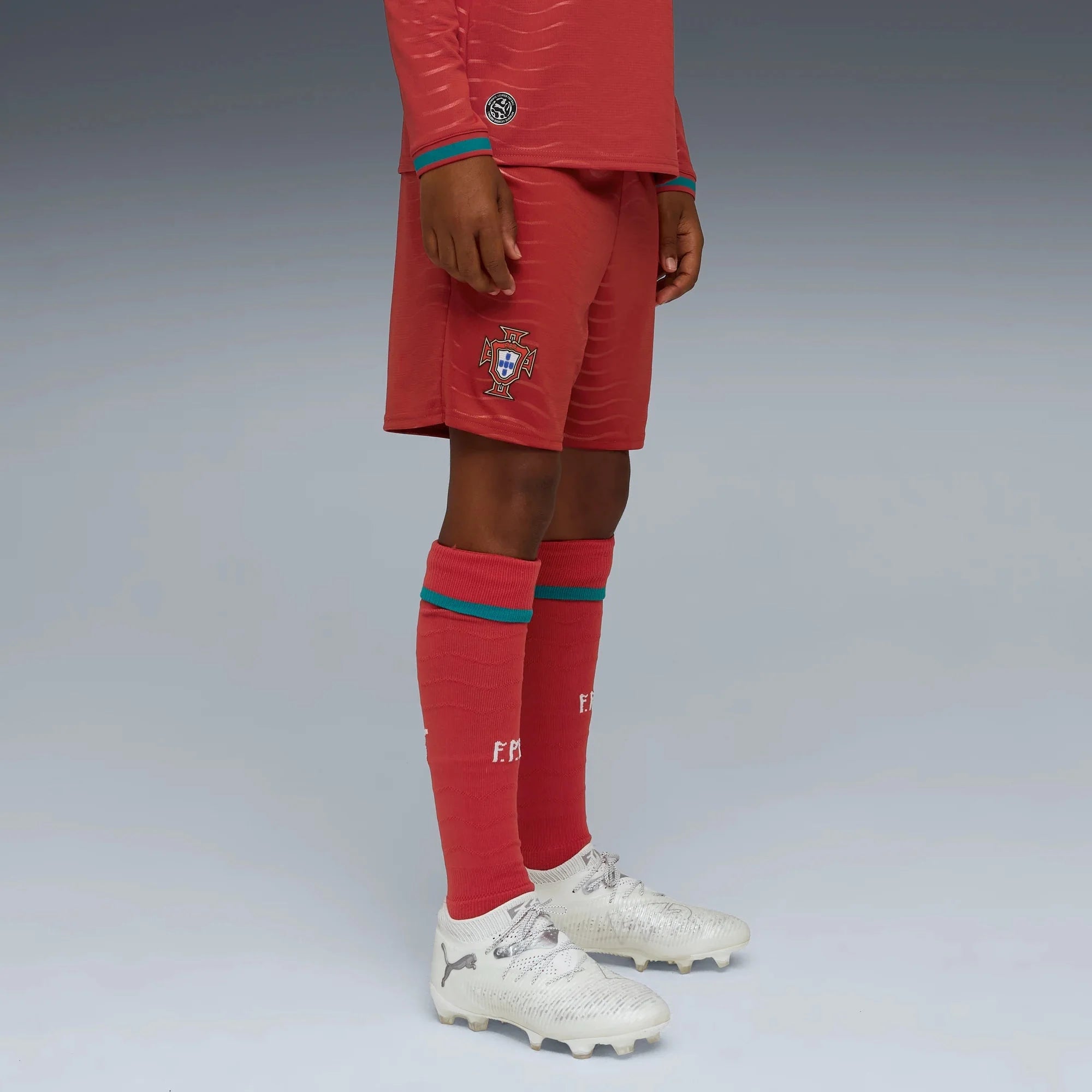 Puma 2026 Portugal Youth Stadium Home Shorts 3
