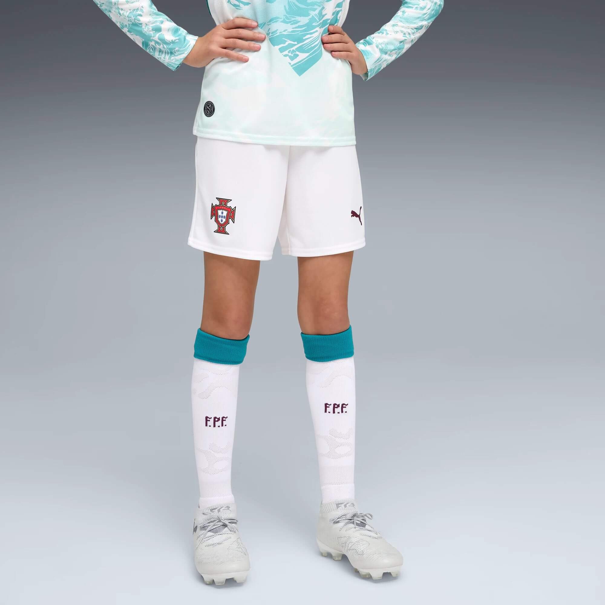 Puma 2026 Portugal Youth Stadium Shorts 3