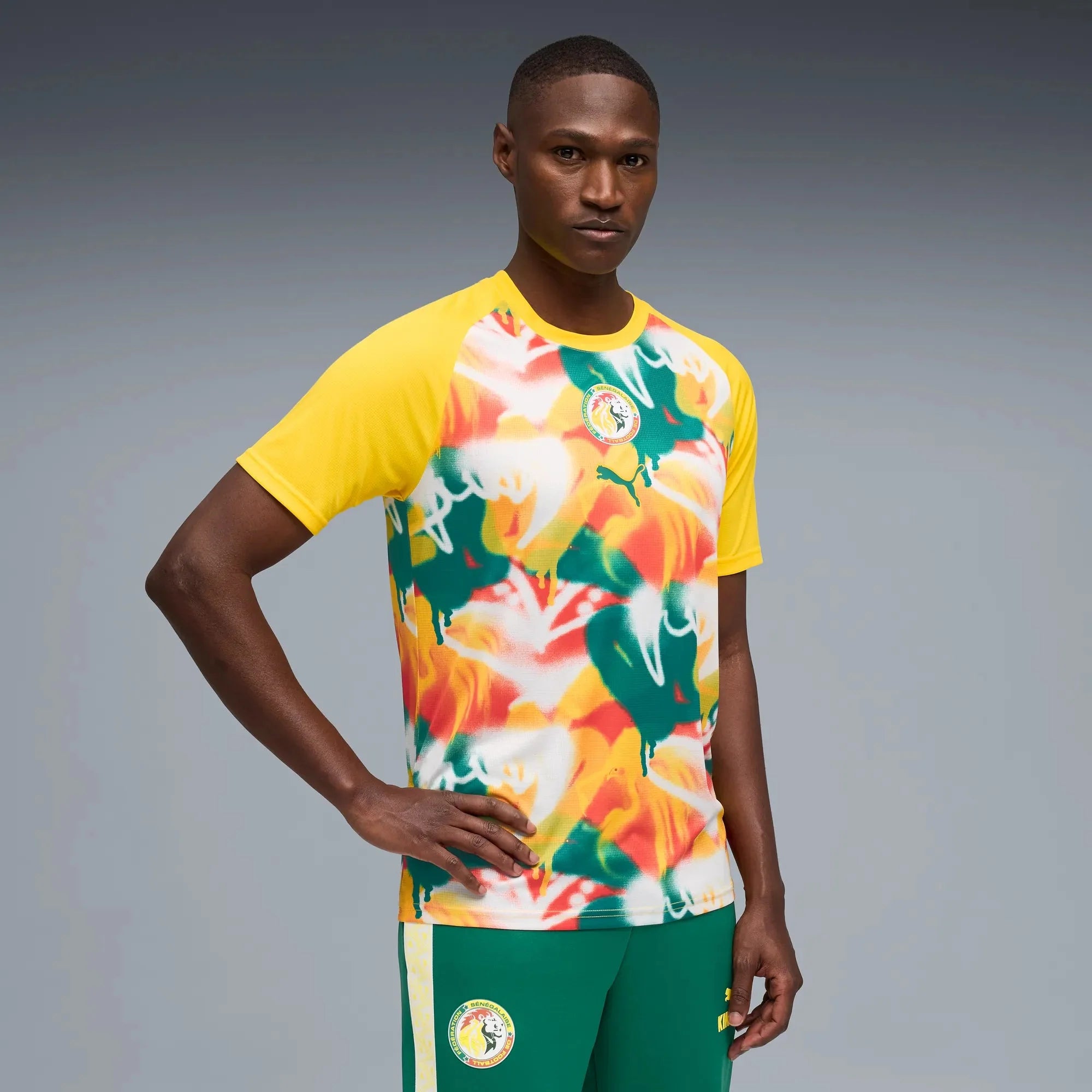 Puma 2026 Senegal Men's Pre-Match Soccer Jersey 3