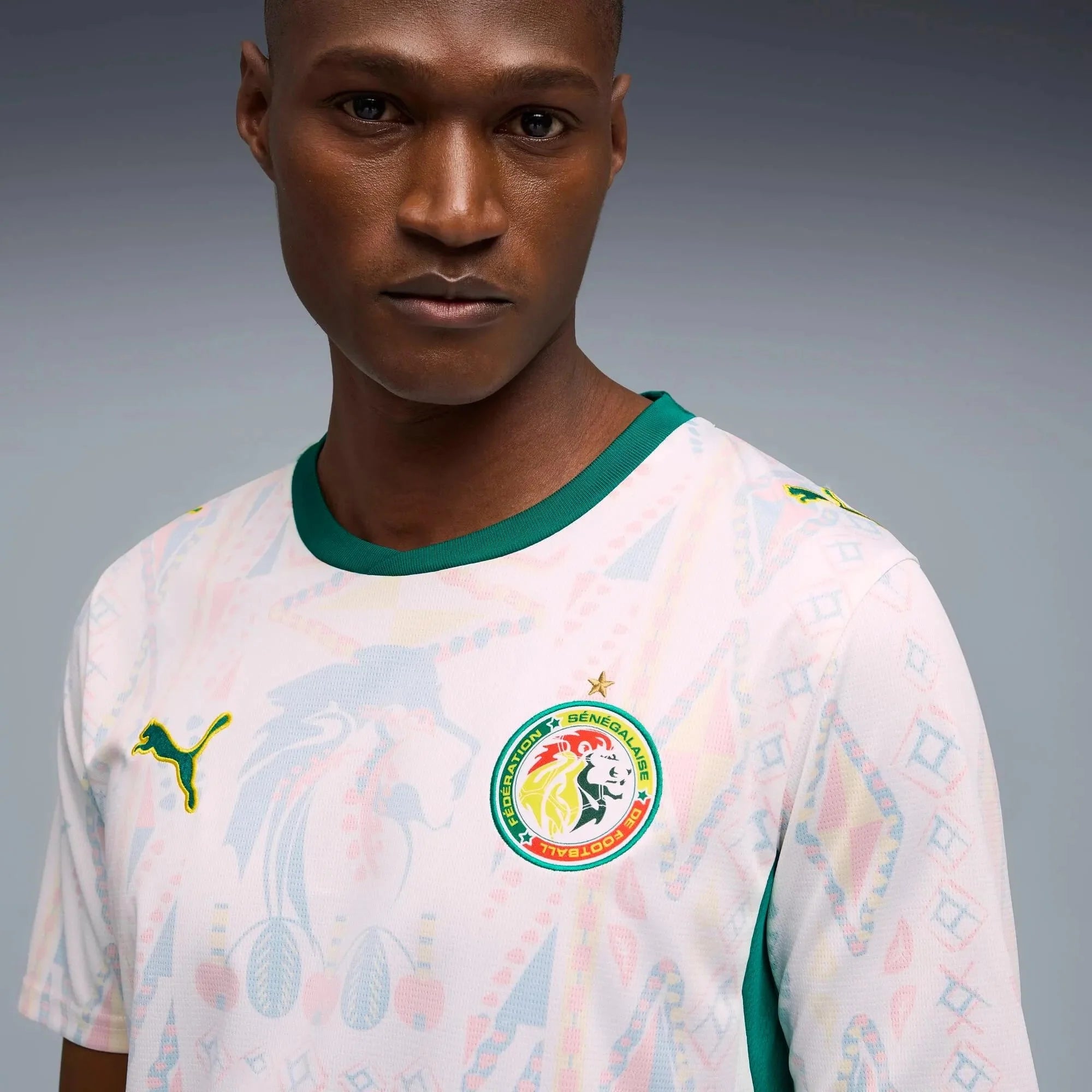 Puma 2026 Senegal Men's Stadium Home Soccer Jersey 5