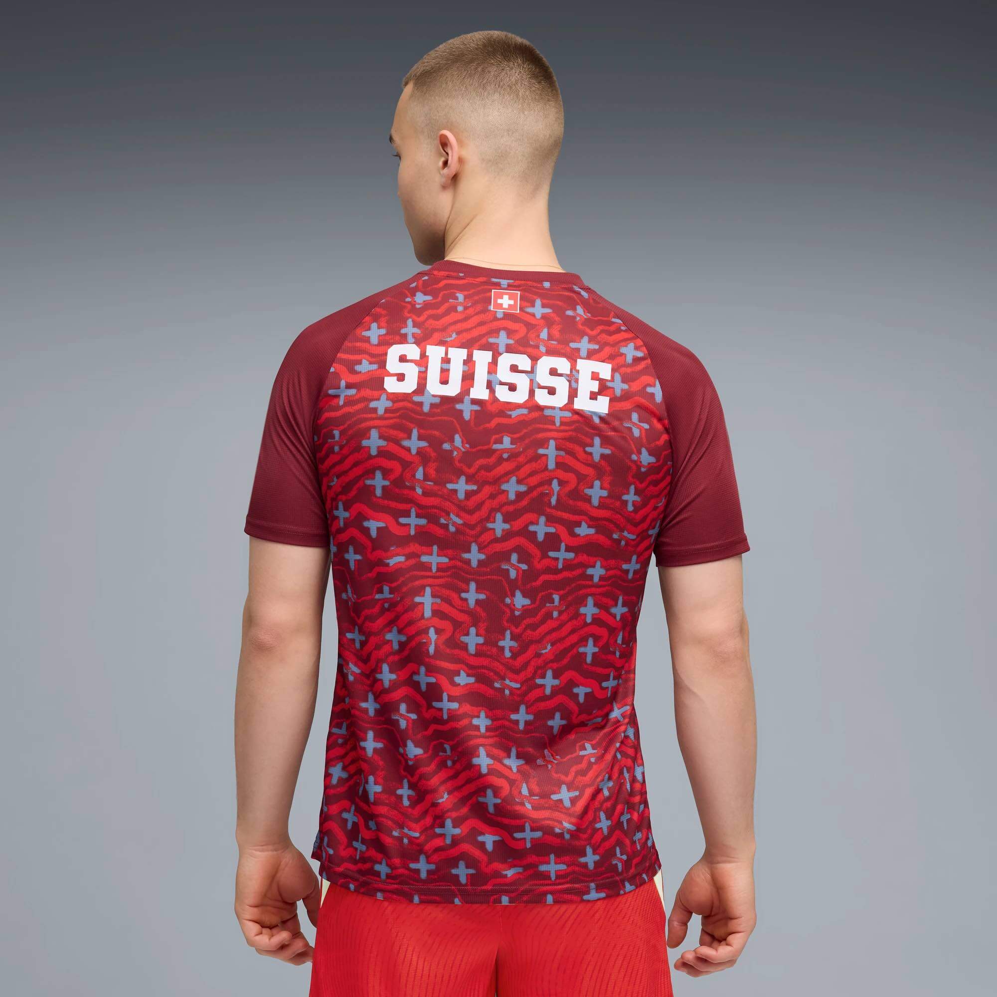 Puma 2026 Switzerland Men's Pre-Match Soccer Jersey 4