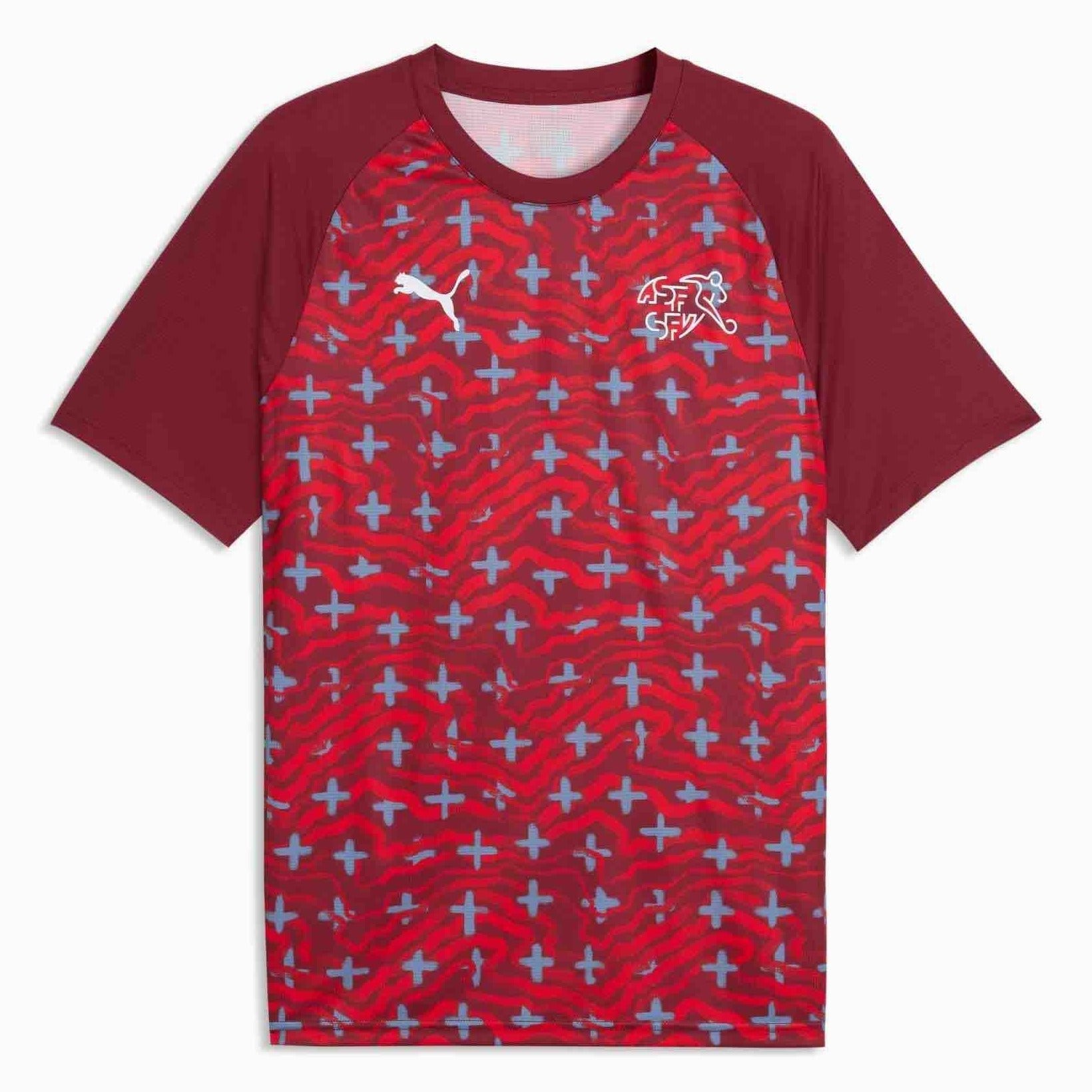 Puma 2026 Switzerland Men's Pre-Match Soccer Jersey 1