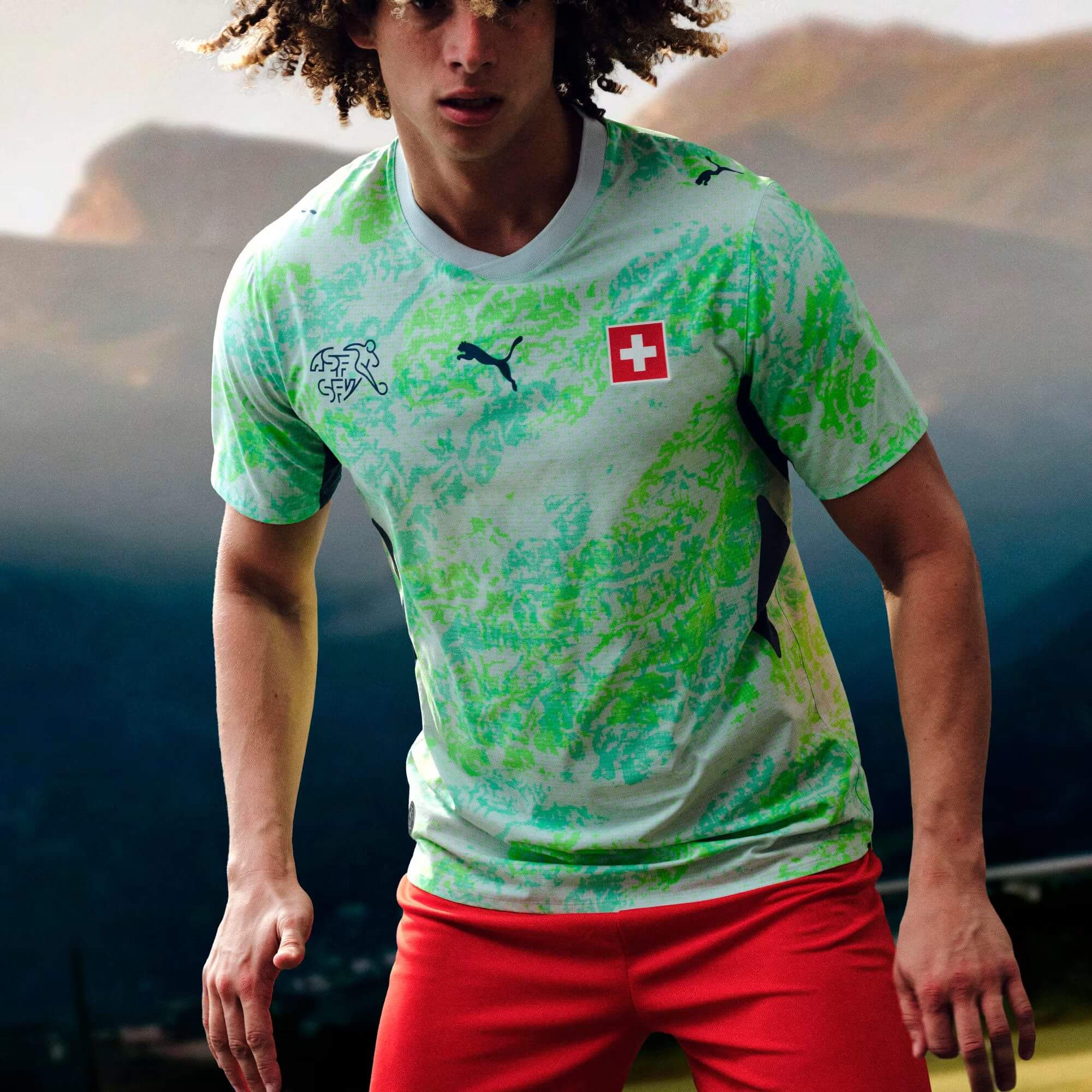 Puma 2026 Switzerland Men's Stadium Away Soccer Jersey 7