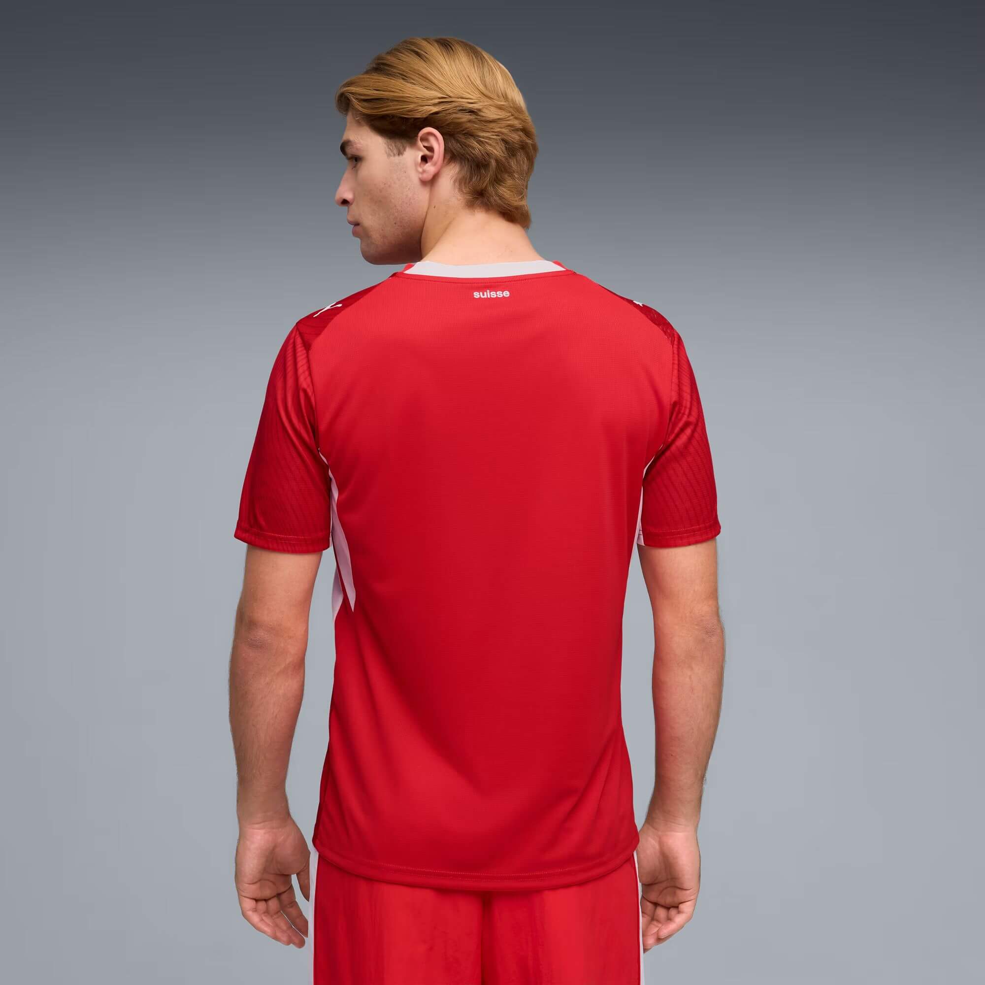 Puma 2026 Switzerland Men's Stadium Home Soccer Jersey 4