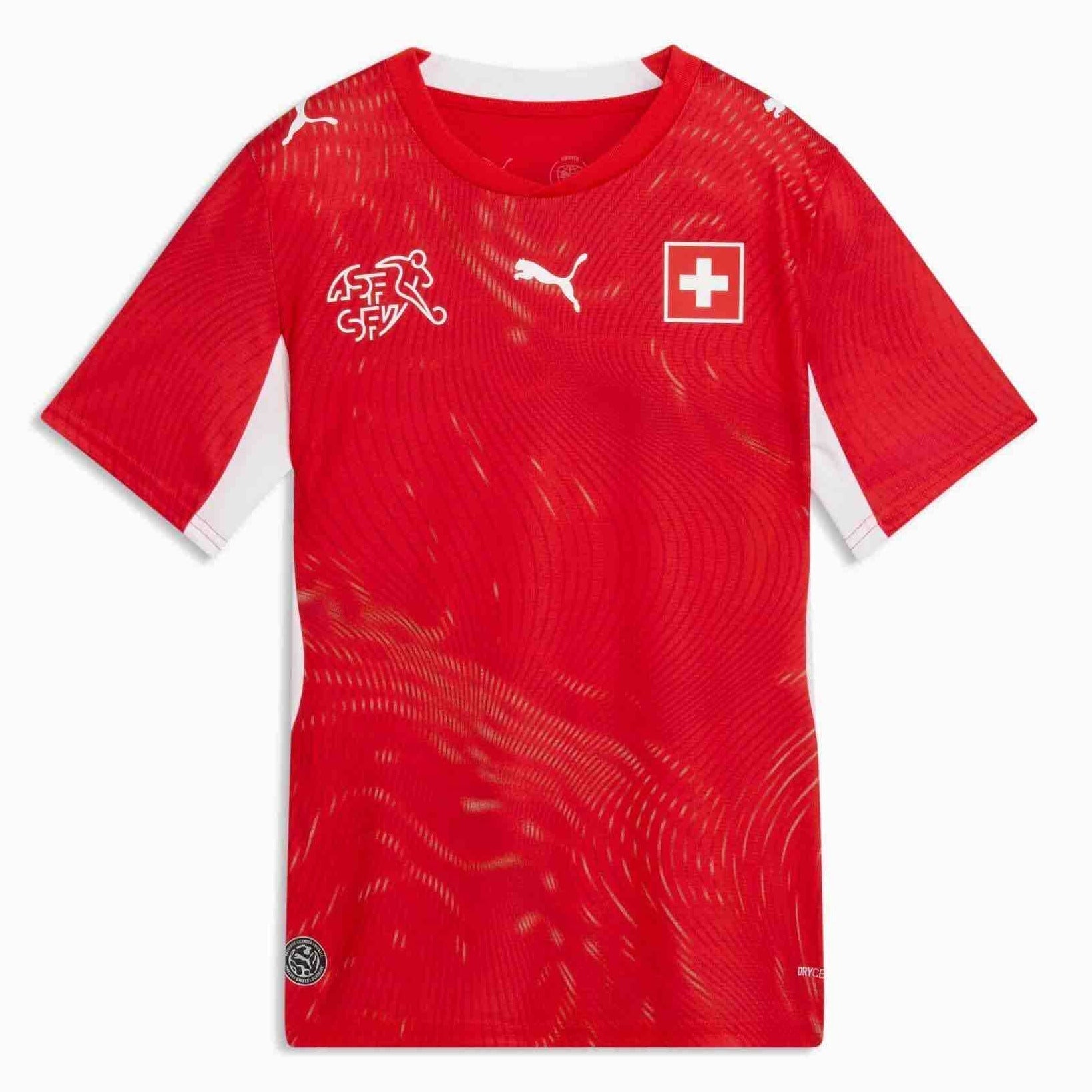 Puma 2026 Switzerland Youth Stadium Home Soccer Jersey 1