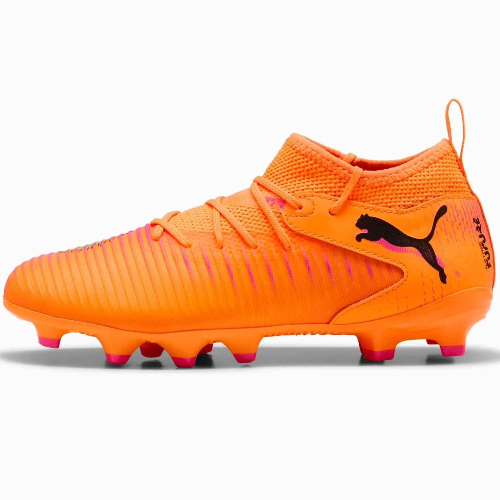 Puma Junior Future 8 Match Firm/Artificial Ground Soccer Cleats - Hot Pursuit Pack (FA25) 1