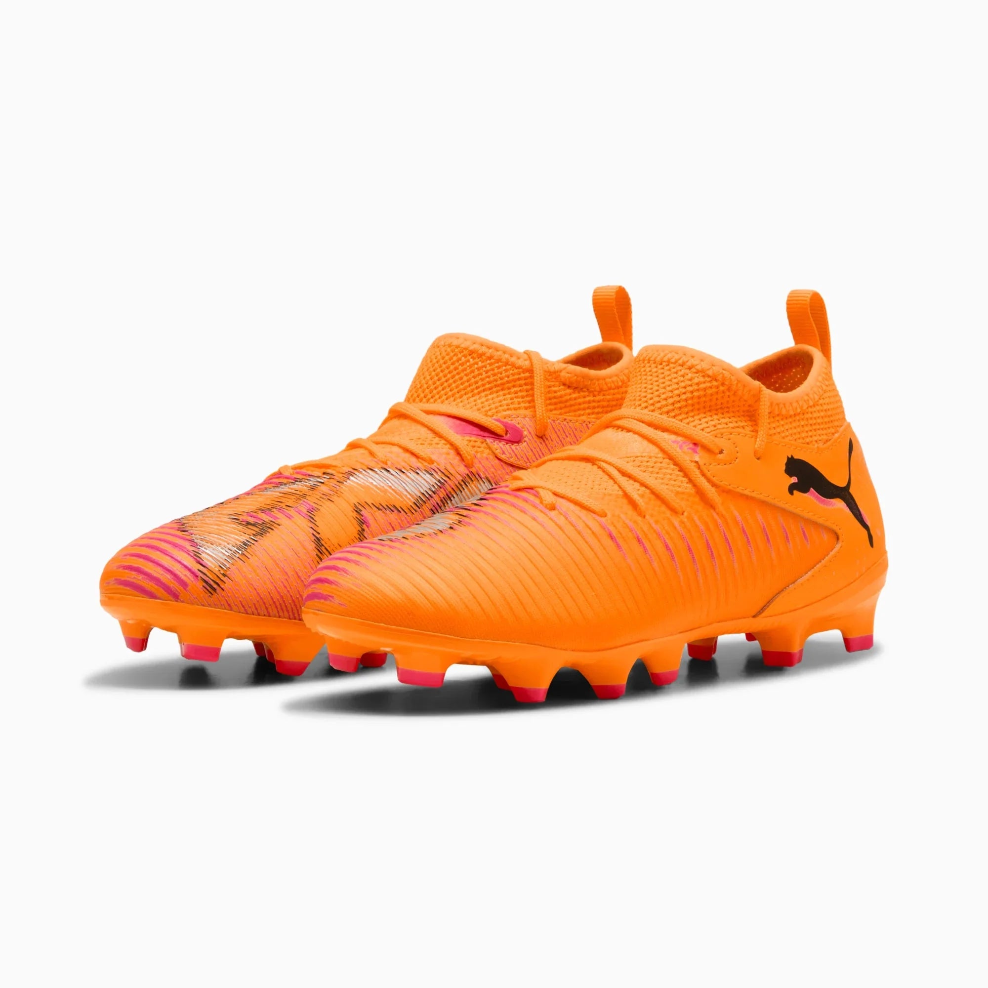 Puma Junior Future 8 Match Firm/Artificial Ground Soccer Cleats - Hot Pursuit Pack (FA25) 3