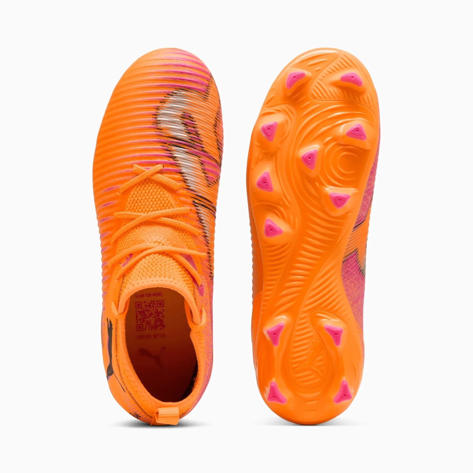 Puma Junior Future 8 Match Firm/Artificial Ground Soccer Cleats - Hot Pursuit Pack (FA25) 4