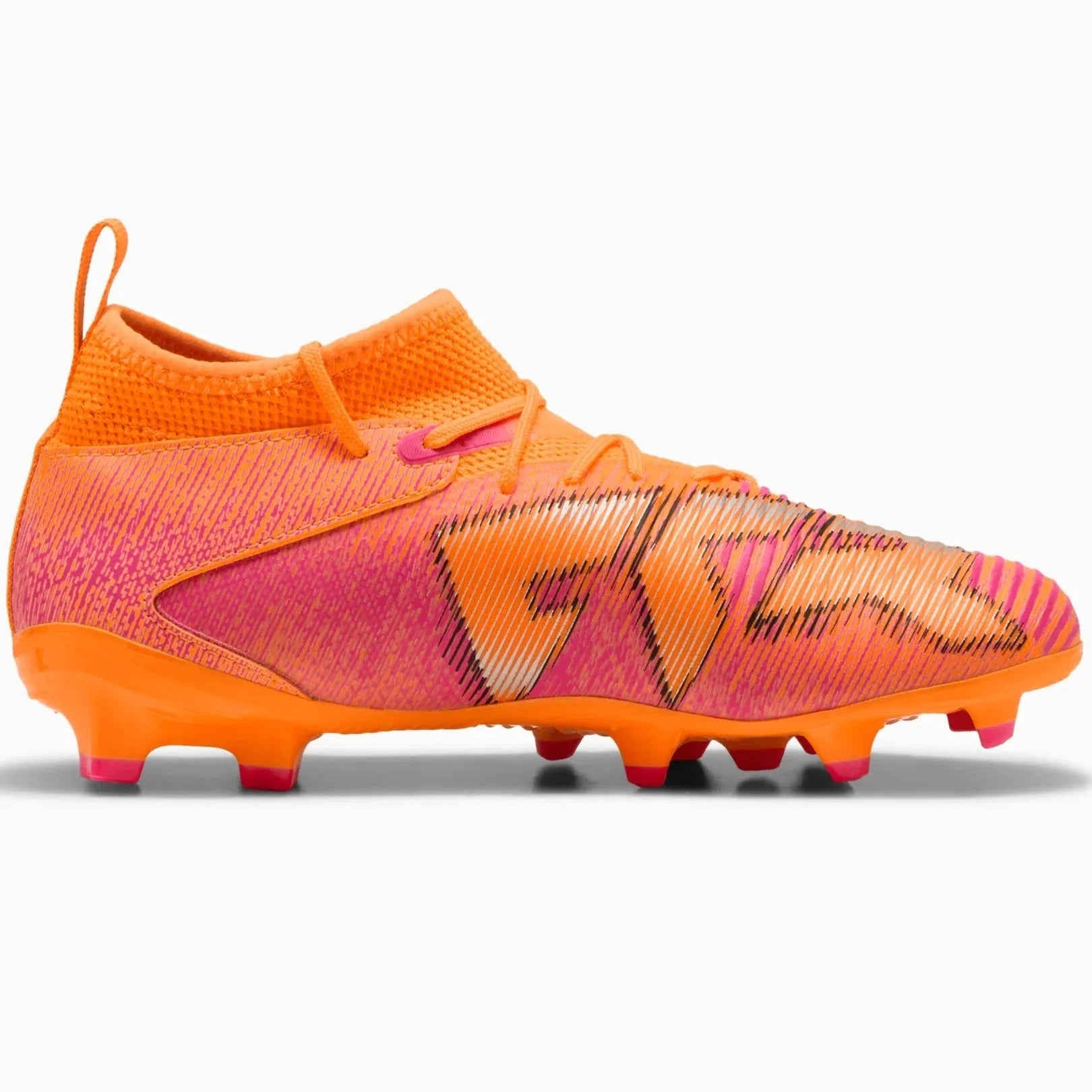 Puma Junior Future 8 Match Firm/Artificial Ground Soccer Cleats - Hot Pursuit Pack (FA25) 2