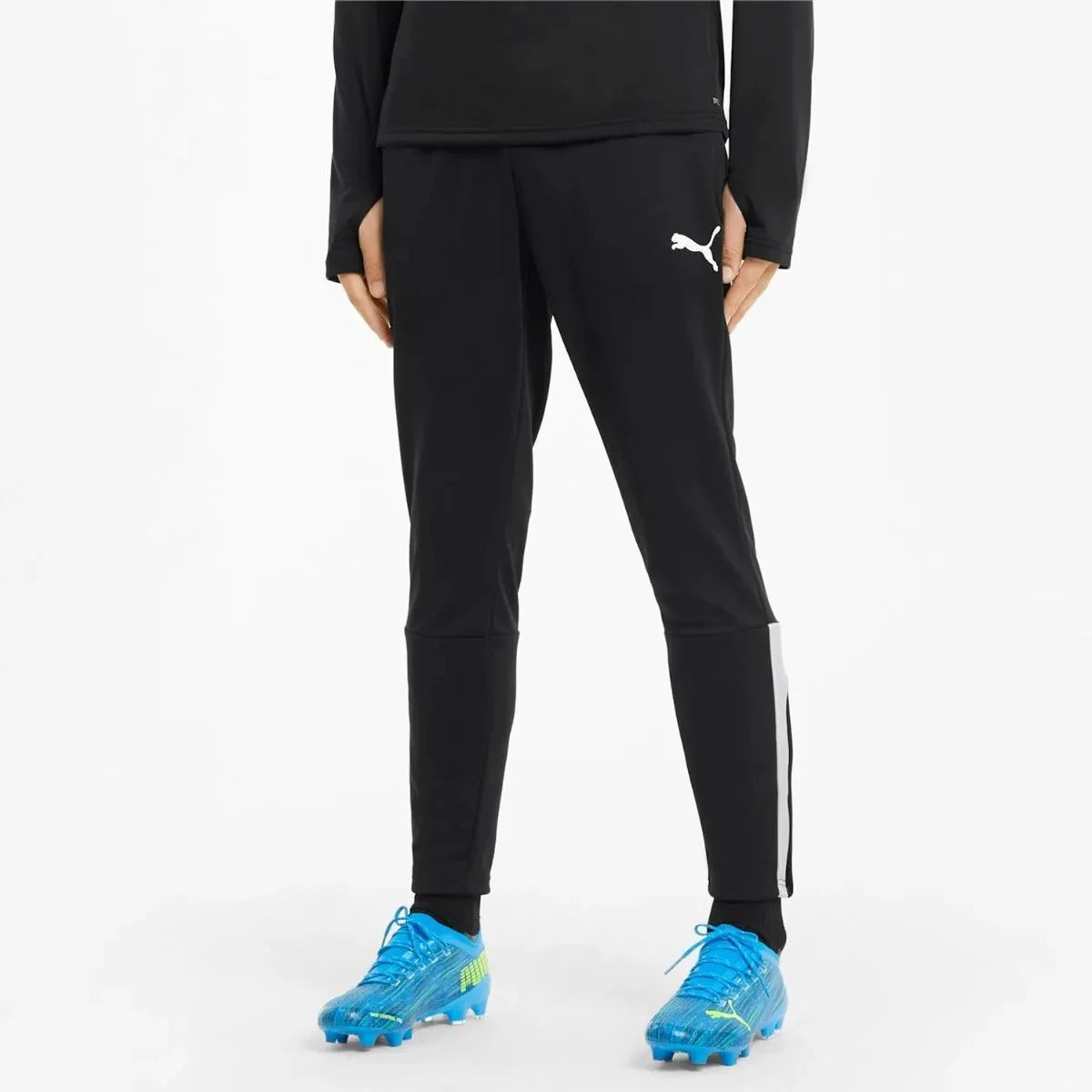 Puma Team Liga Training Pants - Black-White 3