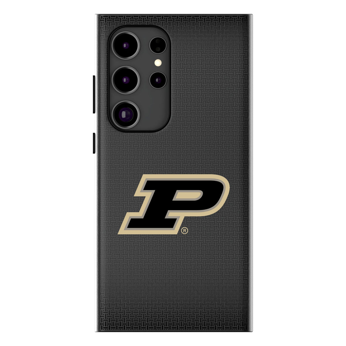 Purdue University Boilermakers Linen MagSafe Compatible Phone Case for Samsung Galaxy 10
