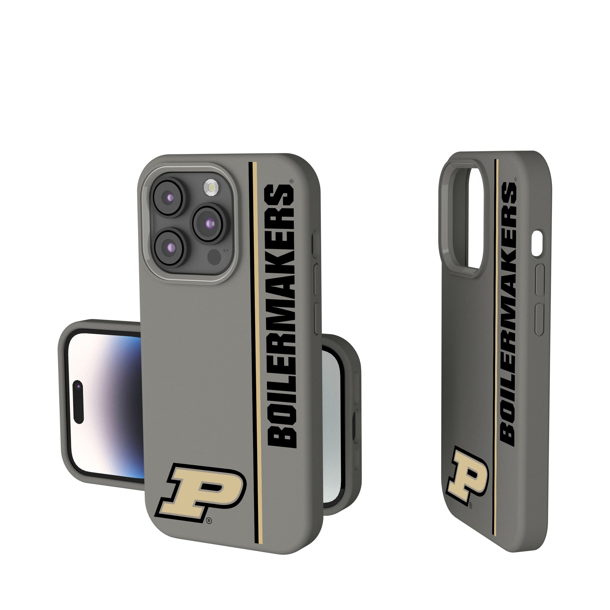 Purdue University Boilermakers Sidebar Soft Touch Phone Case 9