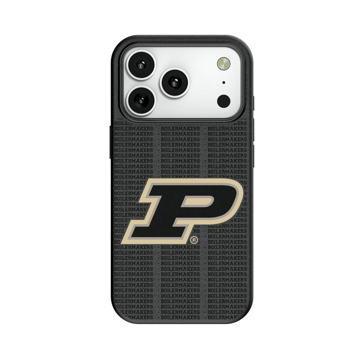 Purdue University Boilermakers Text Backdrop MagSafe Compatible Phone Case for Apple iPhone 8