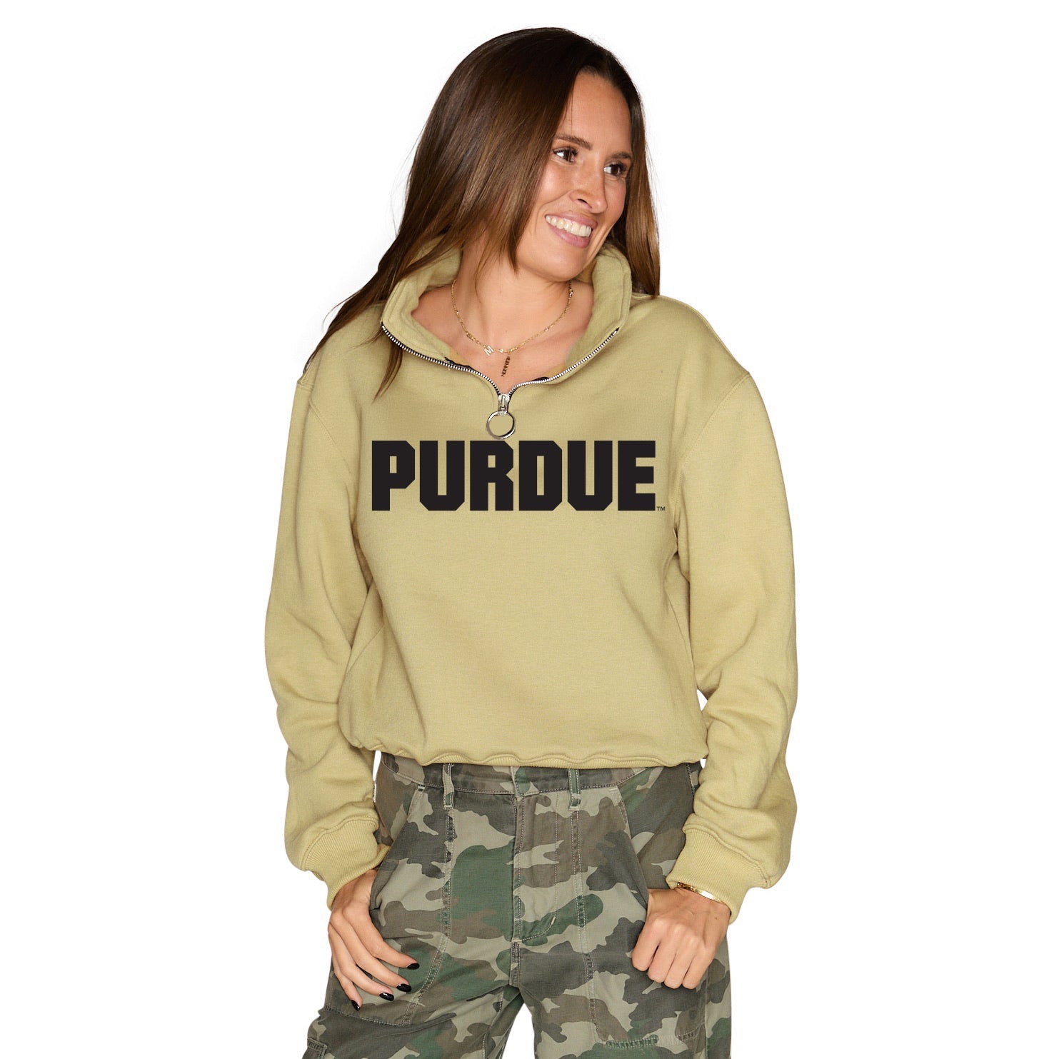 Purdue Quarter Zip Sweatshirt | lojobands