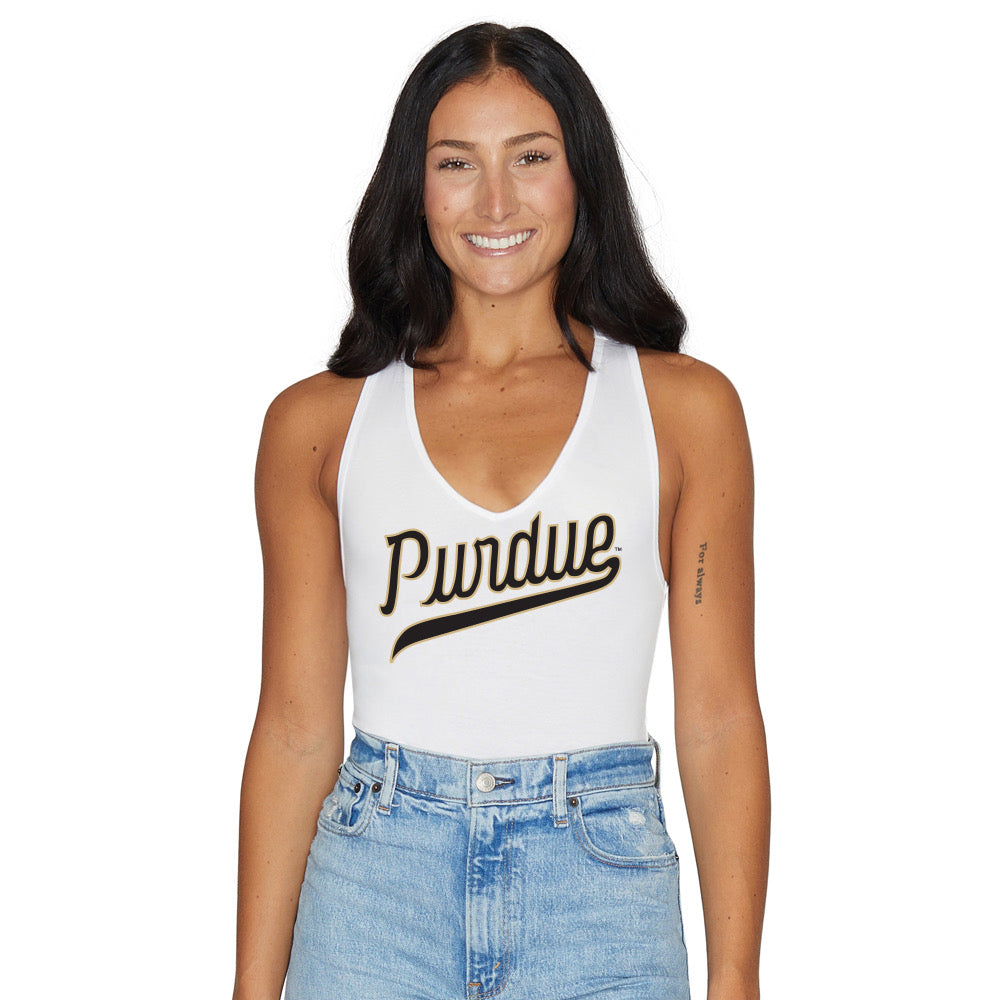 Purdue White Bodysuit | lojobands 1