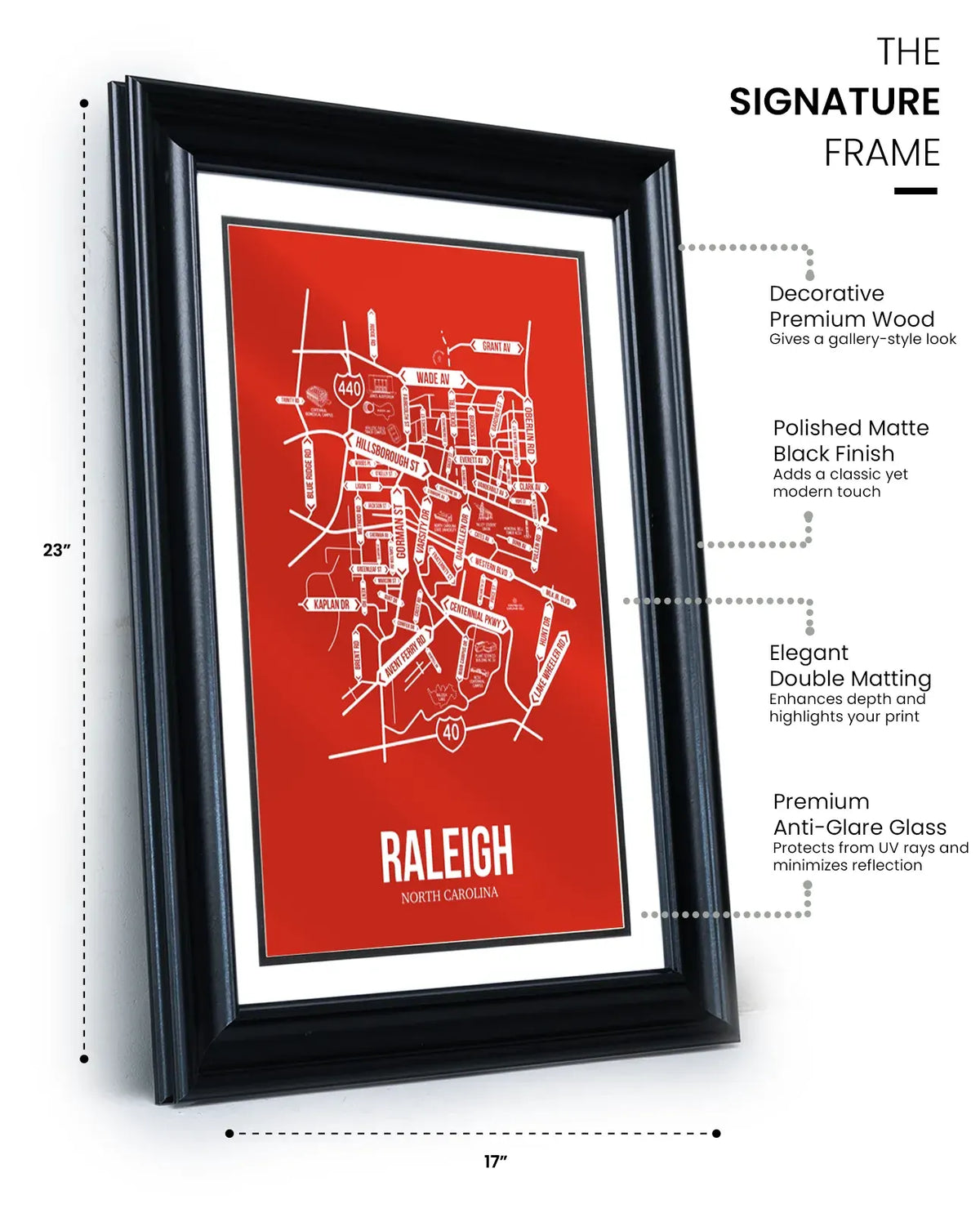 Raleigh, North Carolina street map 14
