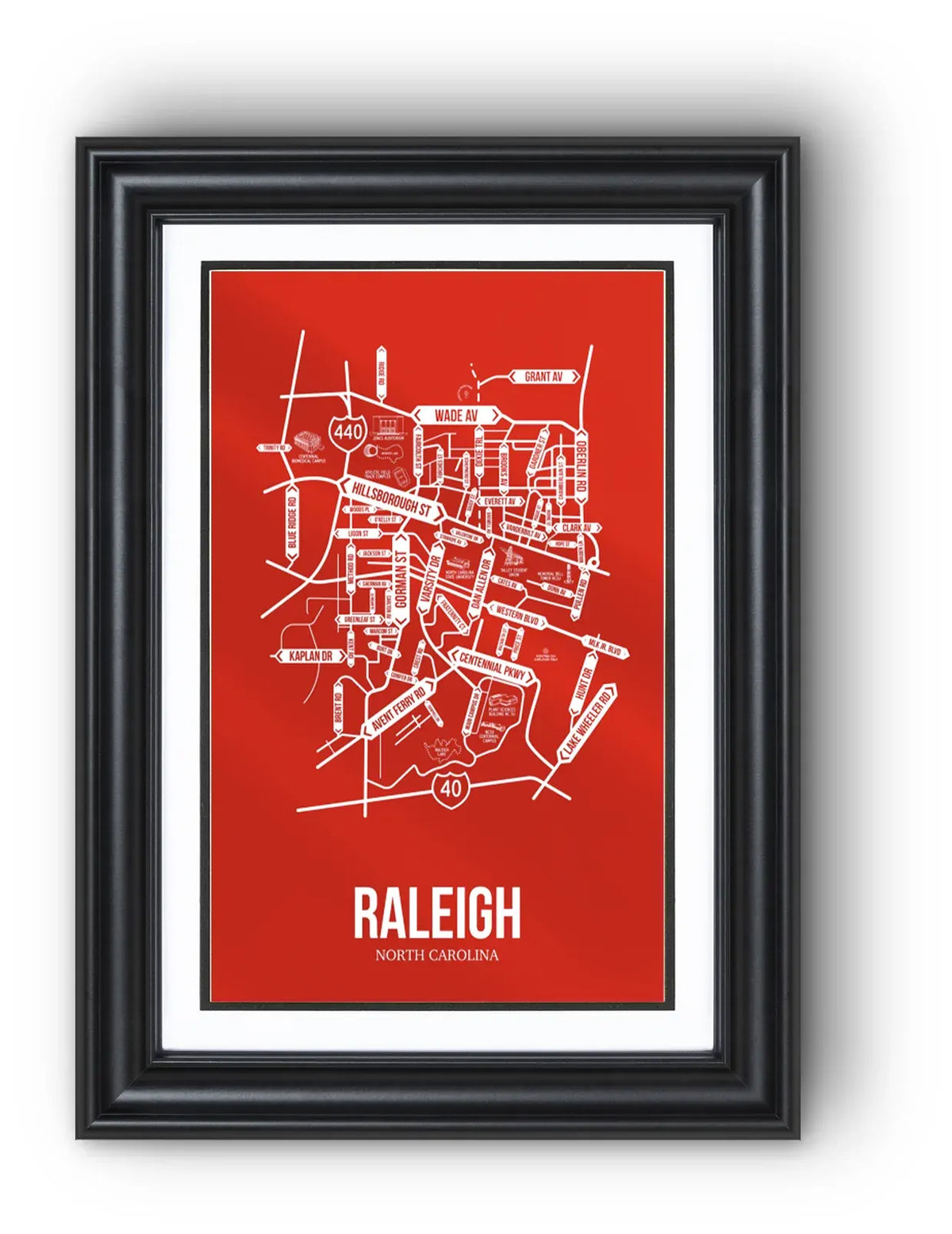 Raleigh, North Carolina street map 13