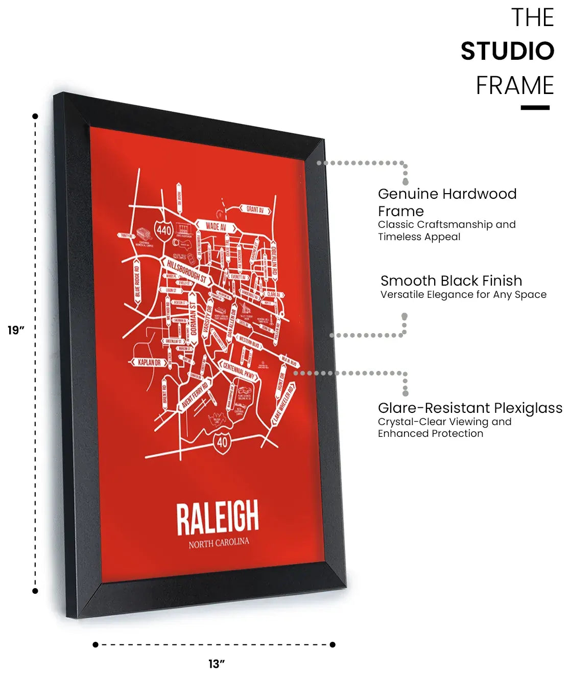 Raleigh, North Carolina street map 11
